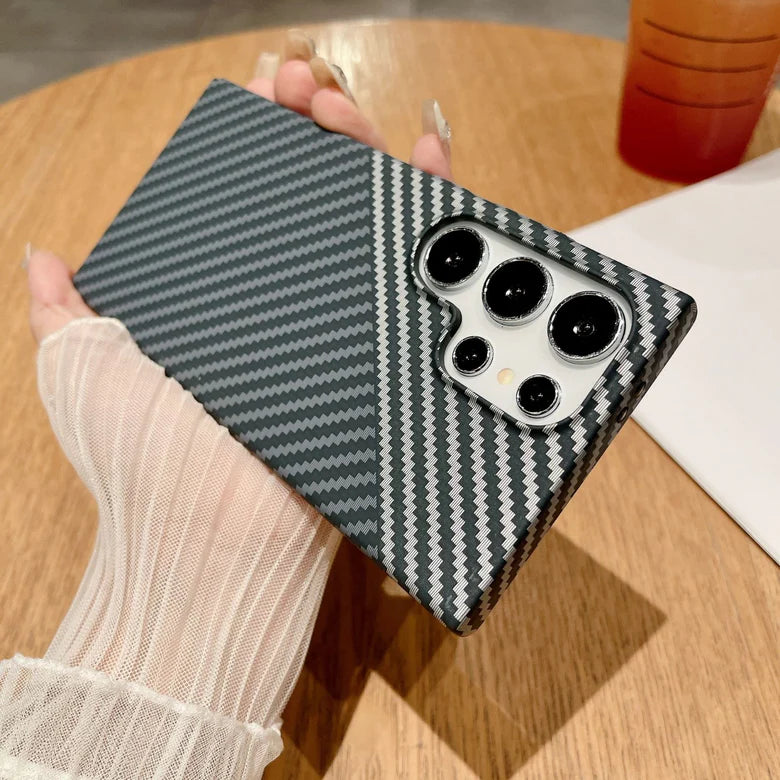 Case con Diseño de Carbono Slim Galaxy A17