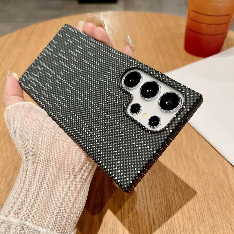 Case con Diseño de Carbono Slim Galaxy A17
