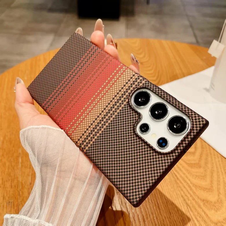 Case con Diseño de Carbono Slim Galaxy A17