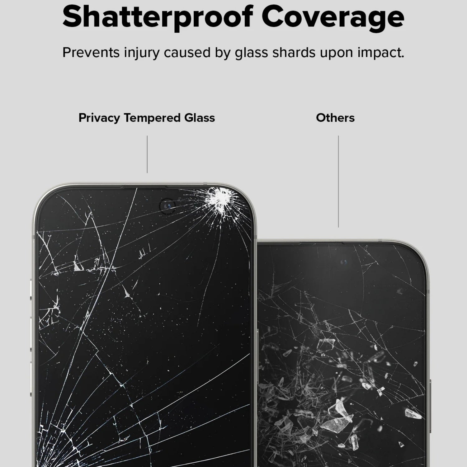 Protector de Pantalla Vidrio Ringke Easy Slide Anti-espía iPhone 16 Pro Max (Instalador) 1und