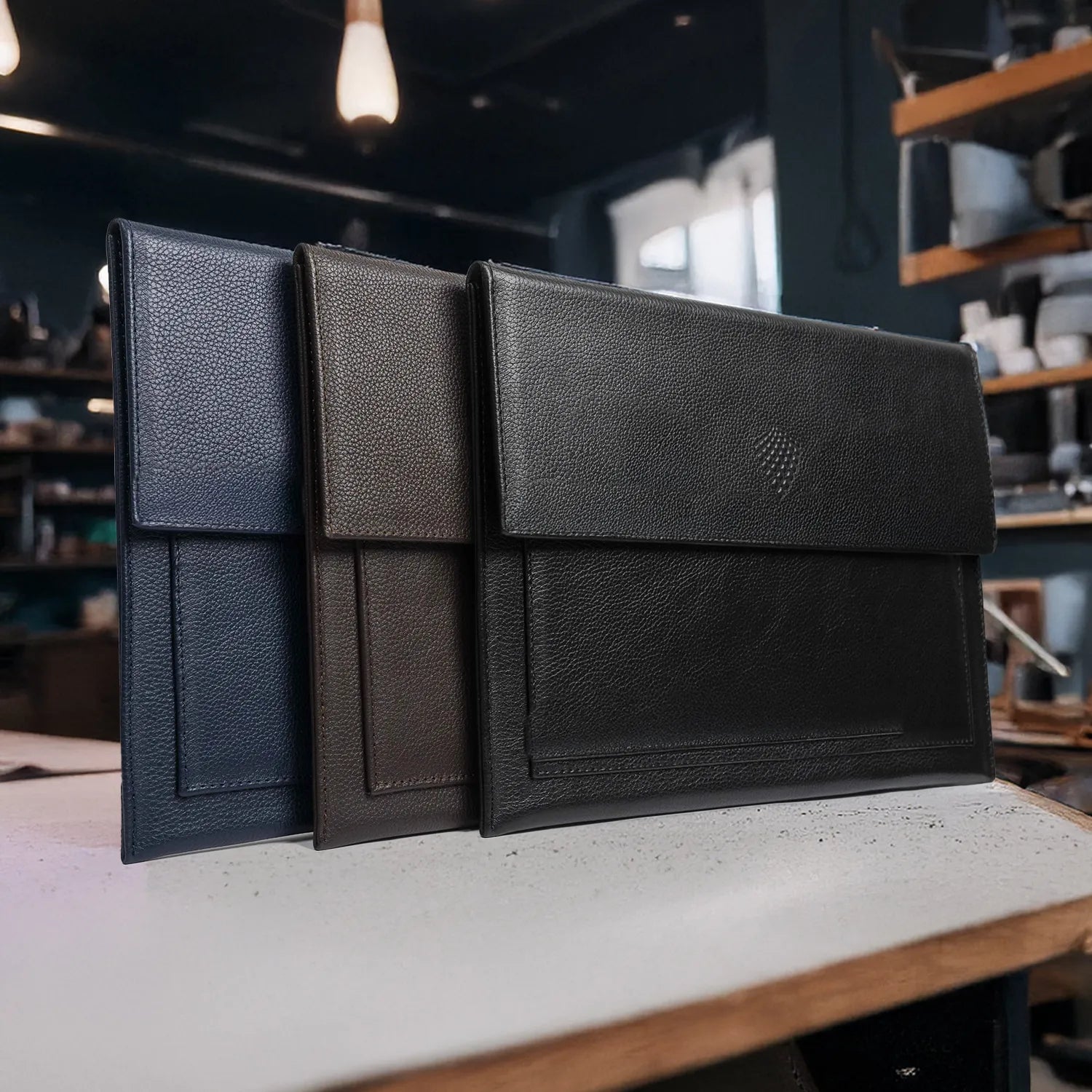 Inkabrief - Sobre de Cuero Premium Artesanal para laptop y documentos | Inka Artisan