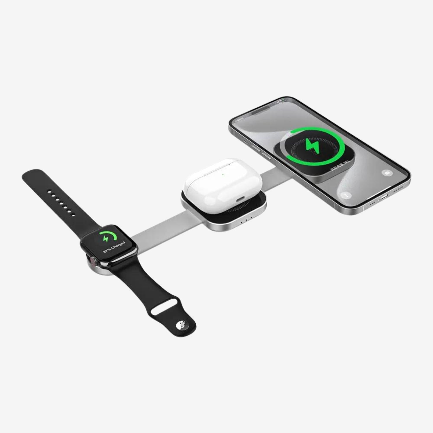 Cargador Inalámbrico Plegable Power Air 3 en 1 – WIWU