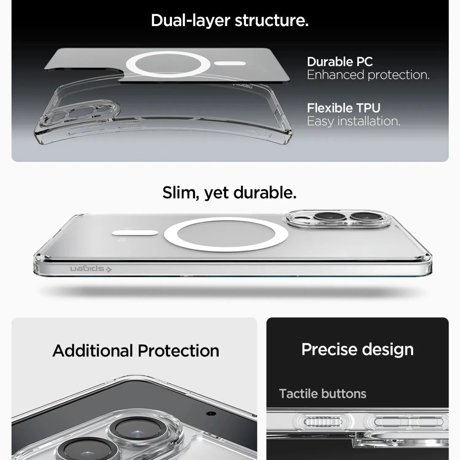 Case Spigen Ultra Hybrid MagFit Galaxy S25 Edge