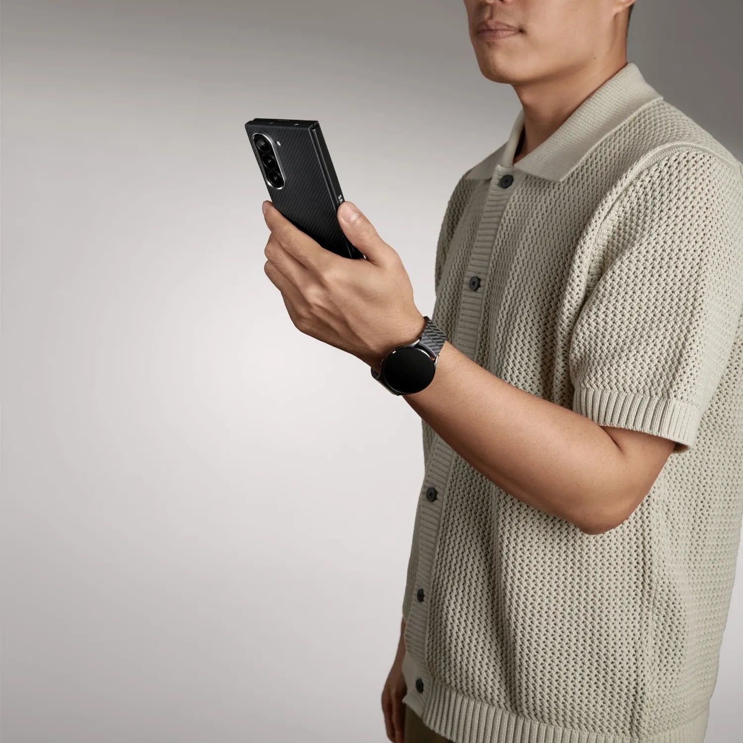 Case Pitaka Tactile Woven Galaxy Z Fold 6