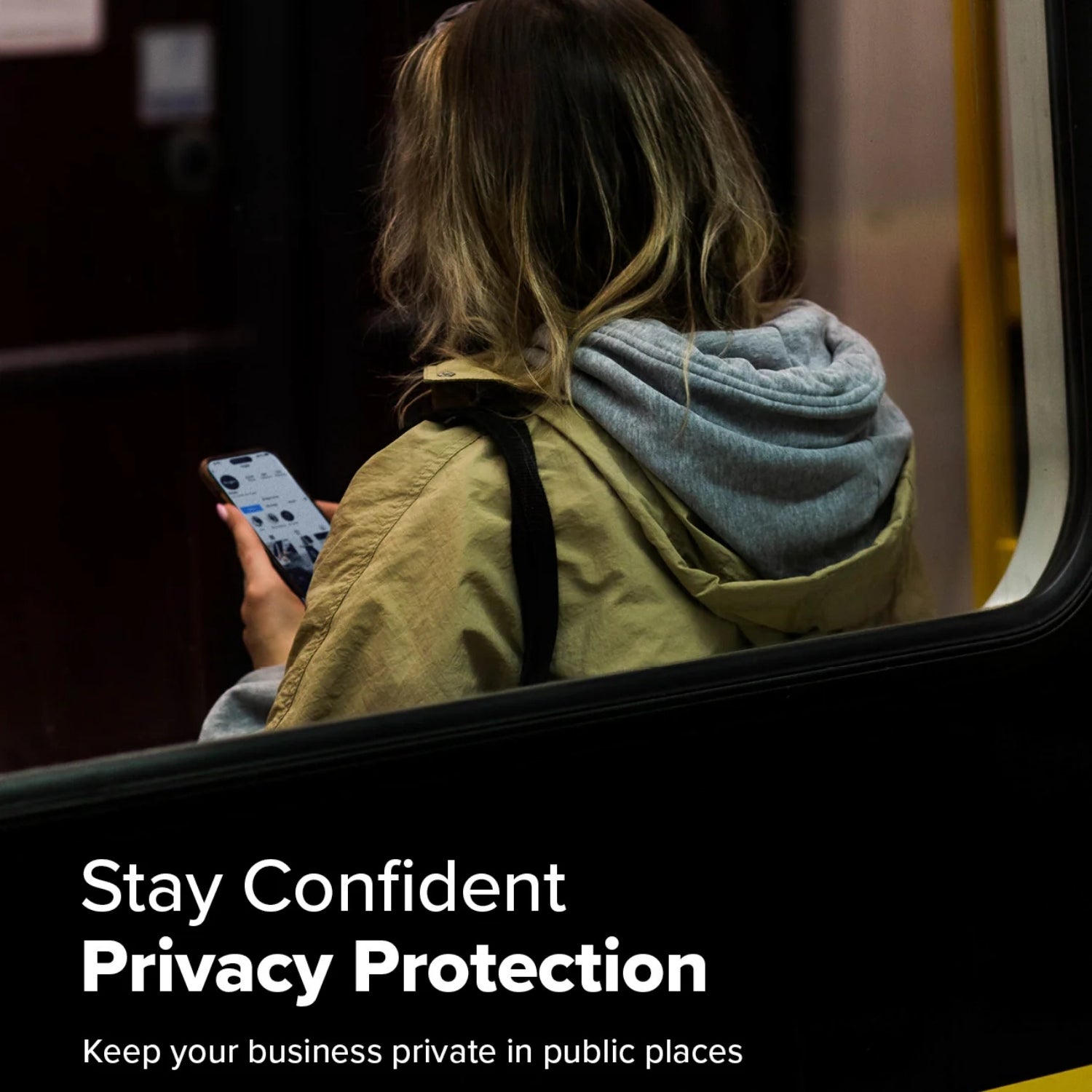 Protector de Pantalla Vidrio Ringke Easy Slide Anti-espía iPhone 16 Pro Max (Instalador) 1und