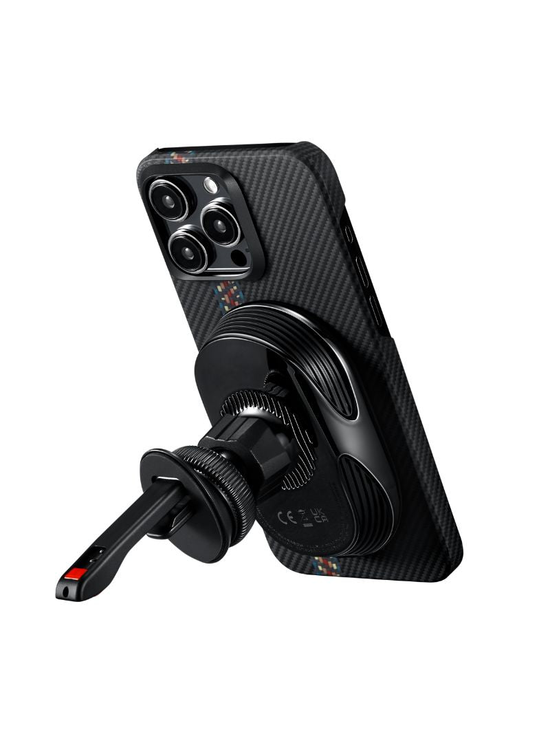 Cargador Inalámbrico de Auto Pitaka MagEZ Car Mount Pro 2 Qi2