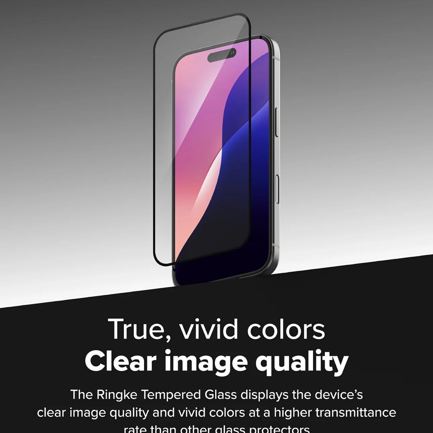 Protector de Pantalla Vidrio Ringke Easy Slide iPhone 16 (Instalador) ( 2pack)