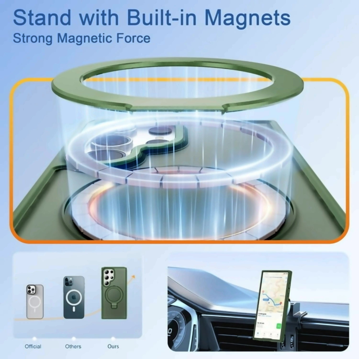 Case Stand Mate Color Pro Samsung Galaxy S24 Ultra