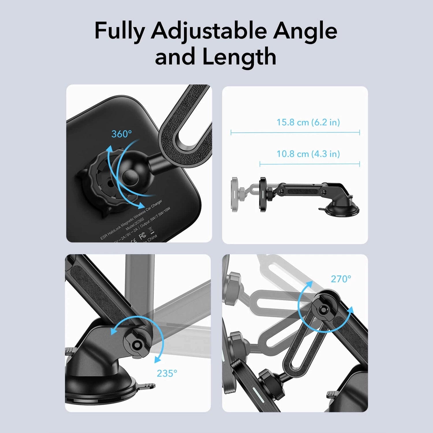 Cargador Inalámbrico Magnético HaloLock™  Magsafe