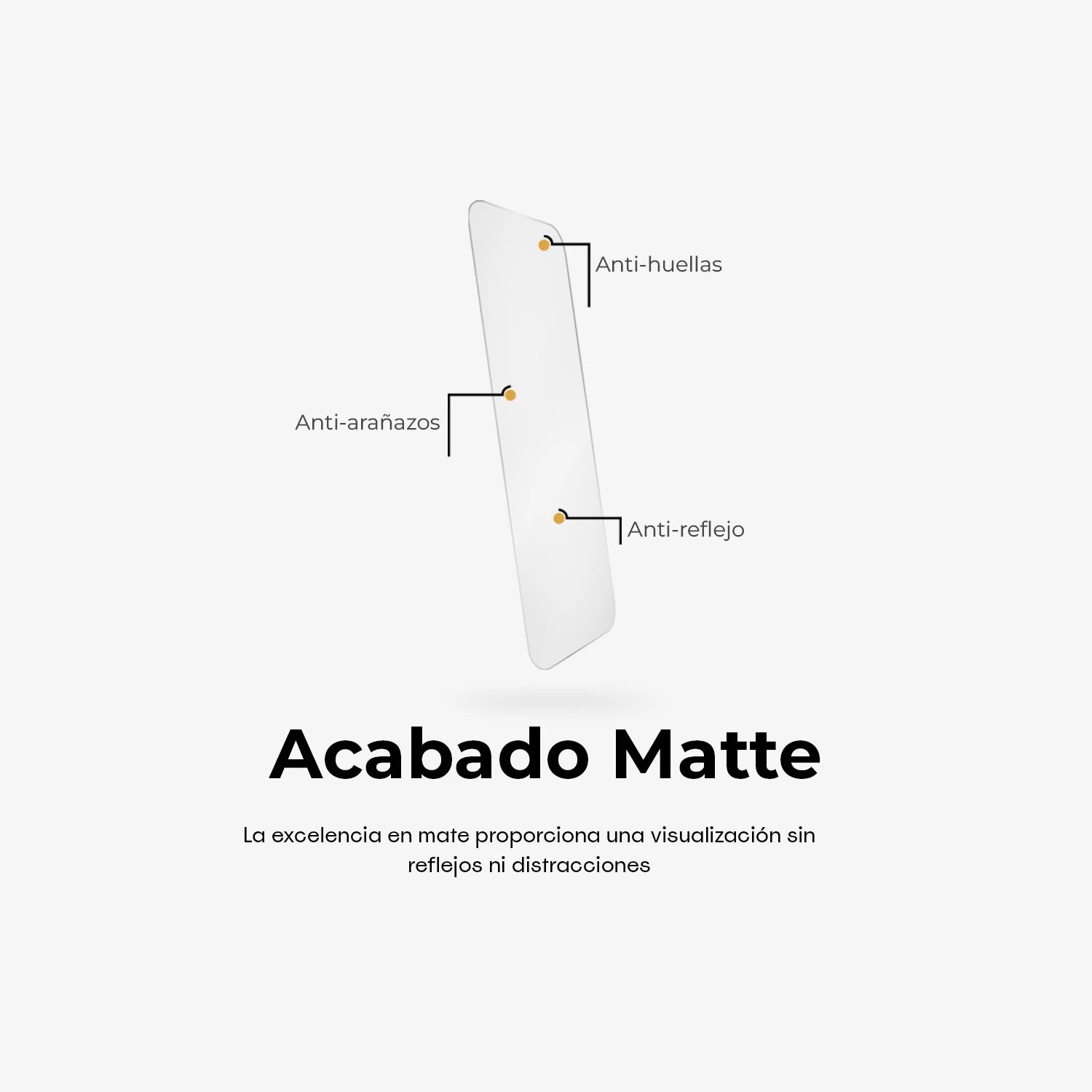 Protector de Pantalla Mate Antireflejo Nanotech Lensun - iPhone 14 Pro Max