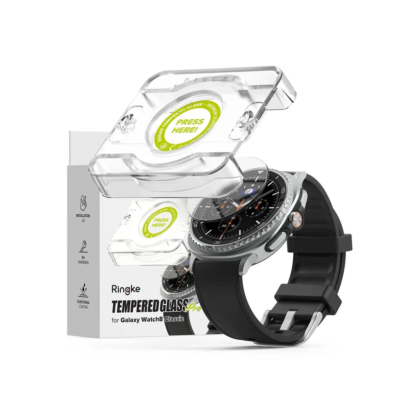 Pantalla Ringke Tempered Glass Pro Galaxy Watch 8 Classic (46MM) 2 UND
