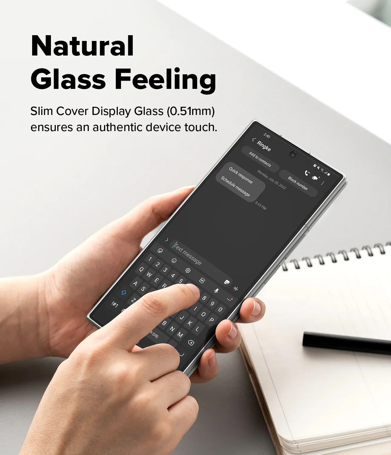 Vidrio Display Ringke Galaxy Z Fold 7 (2 UND)