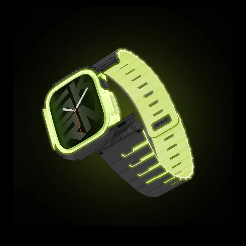 Case + Correa Skinarma GEMINI + ATOM NITEGLOW Apple Watch 49 mm