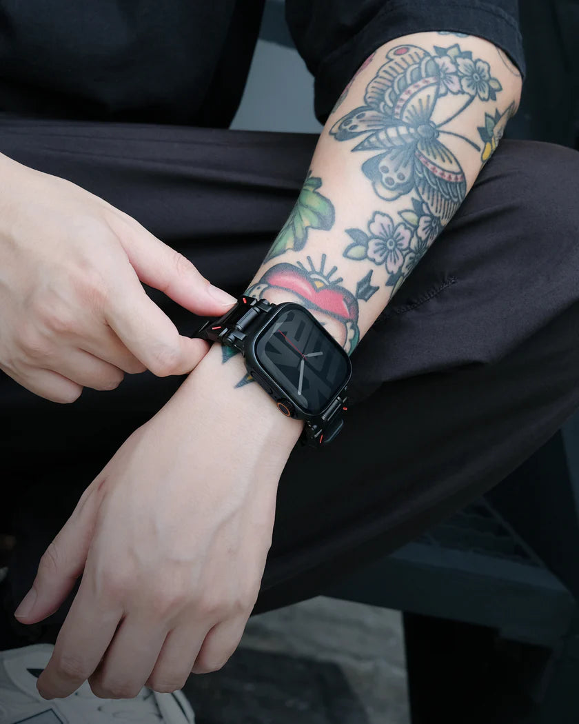 Case + Vidrio Skinarma GADO PRO Apple Watch 46mm ( 2 en 1 )