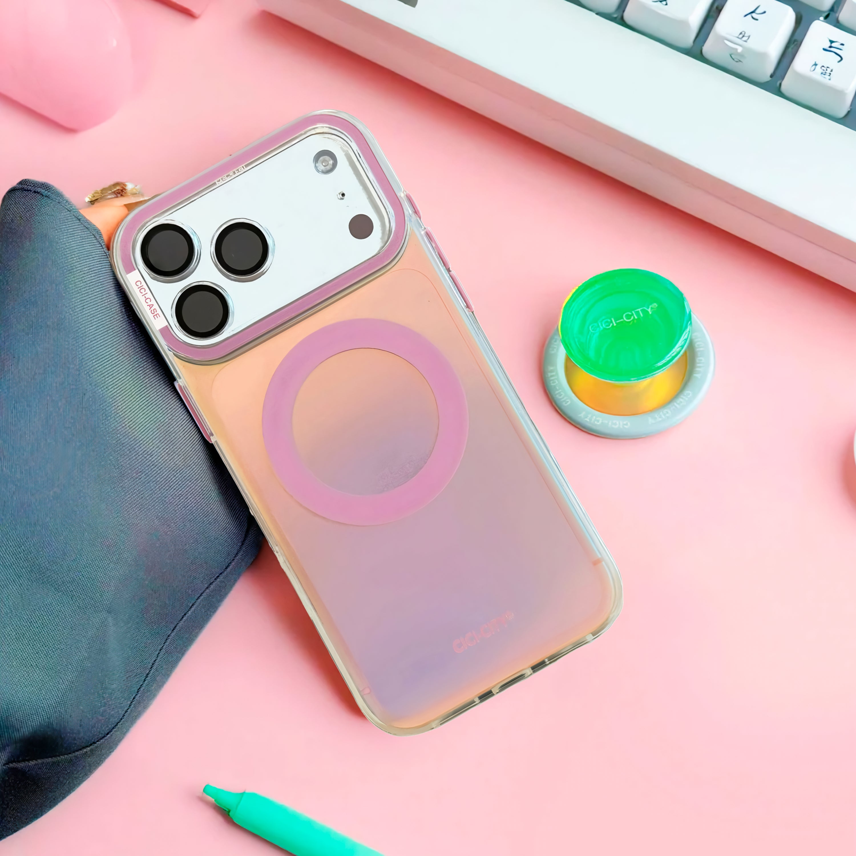 Sujetador Jelly Pop MagSafe (Estilo PopSocket) - Tech Girl