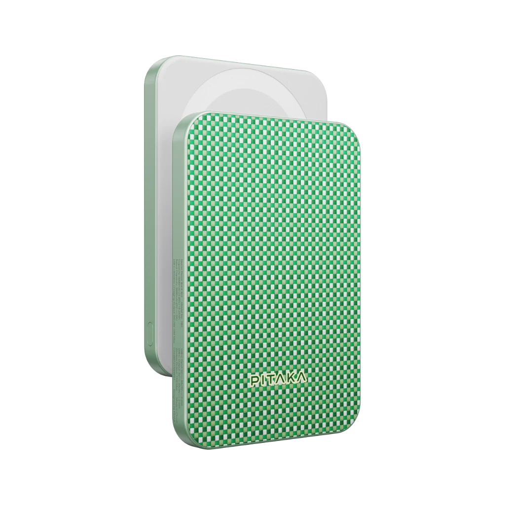 Powerbank Pitaka Batería Portatil Qi2  15w - Fibra Aramida Premium