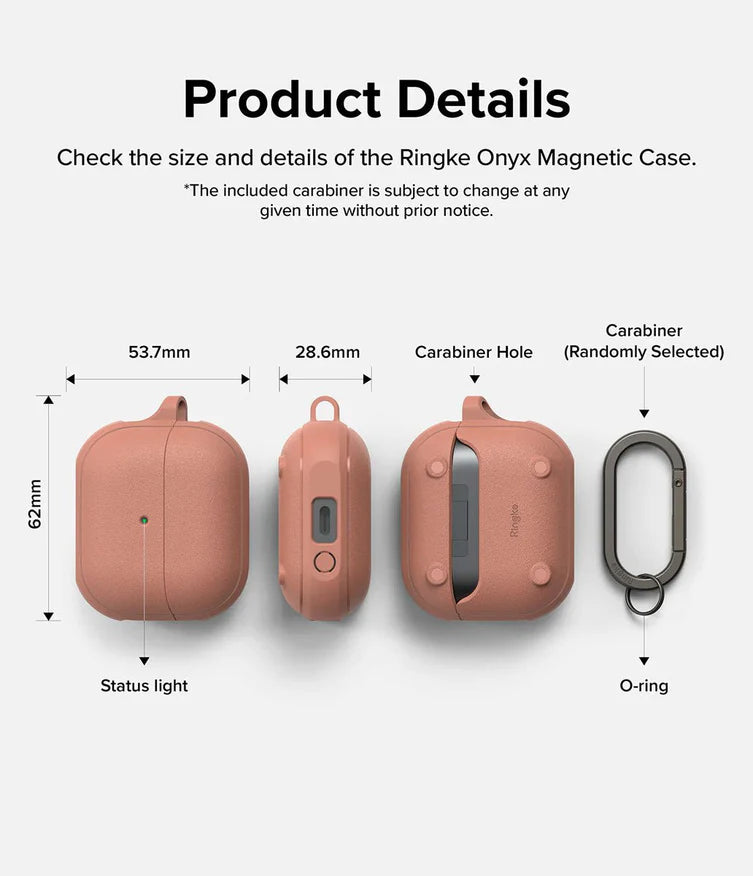 Case Ringke Onyx Magnetic - Galaxy Buds 3 - 3 Pro Constant Coral