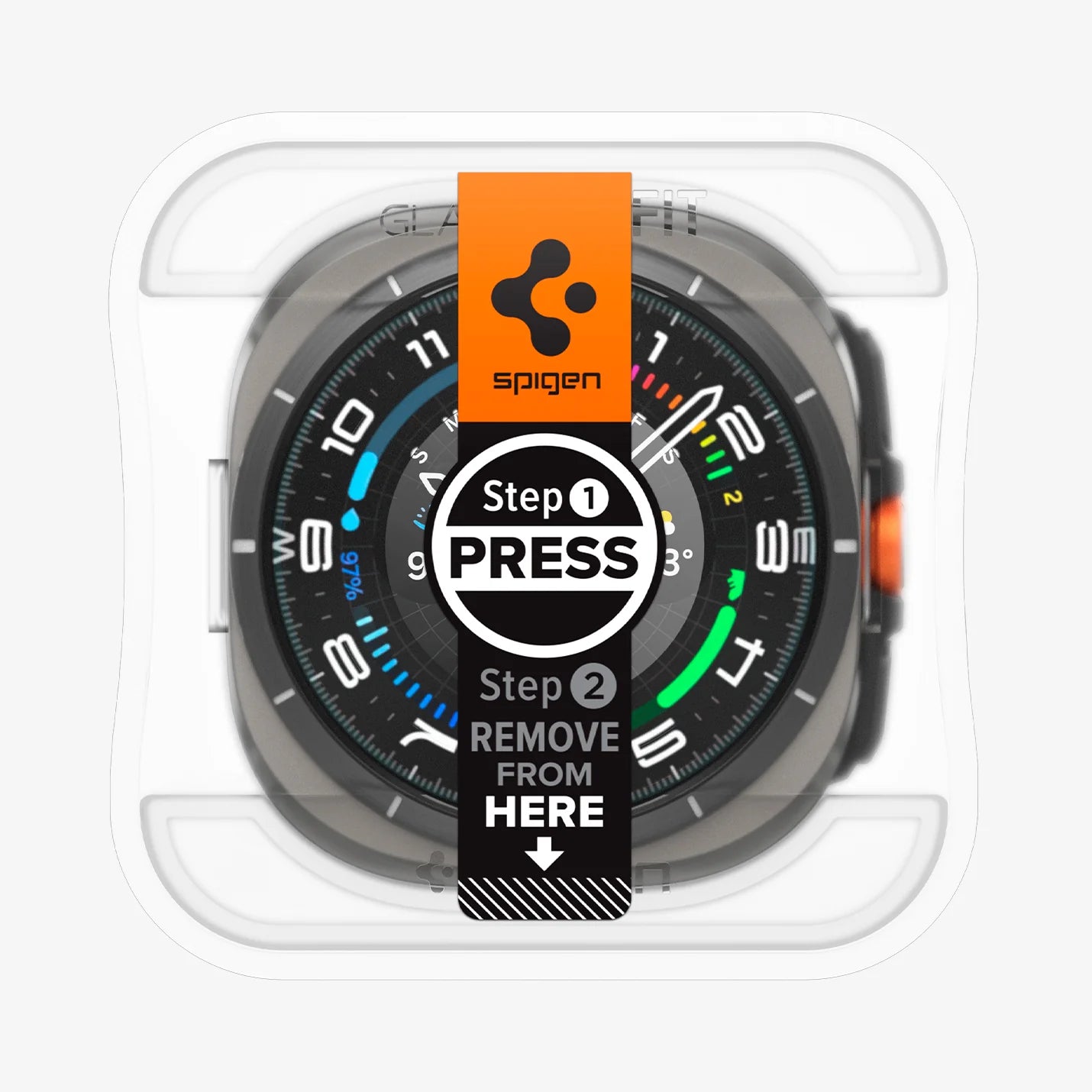 Spigen GLAS.tR EZ Fit Galaxy Watch Ultra  (47mm) 2 UND