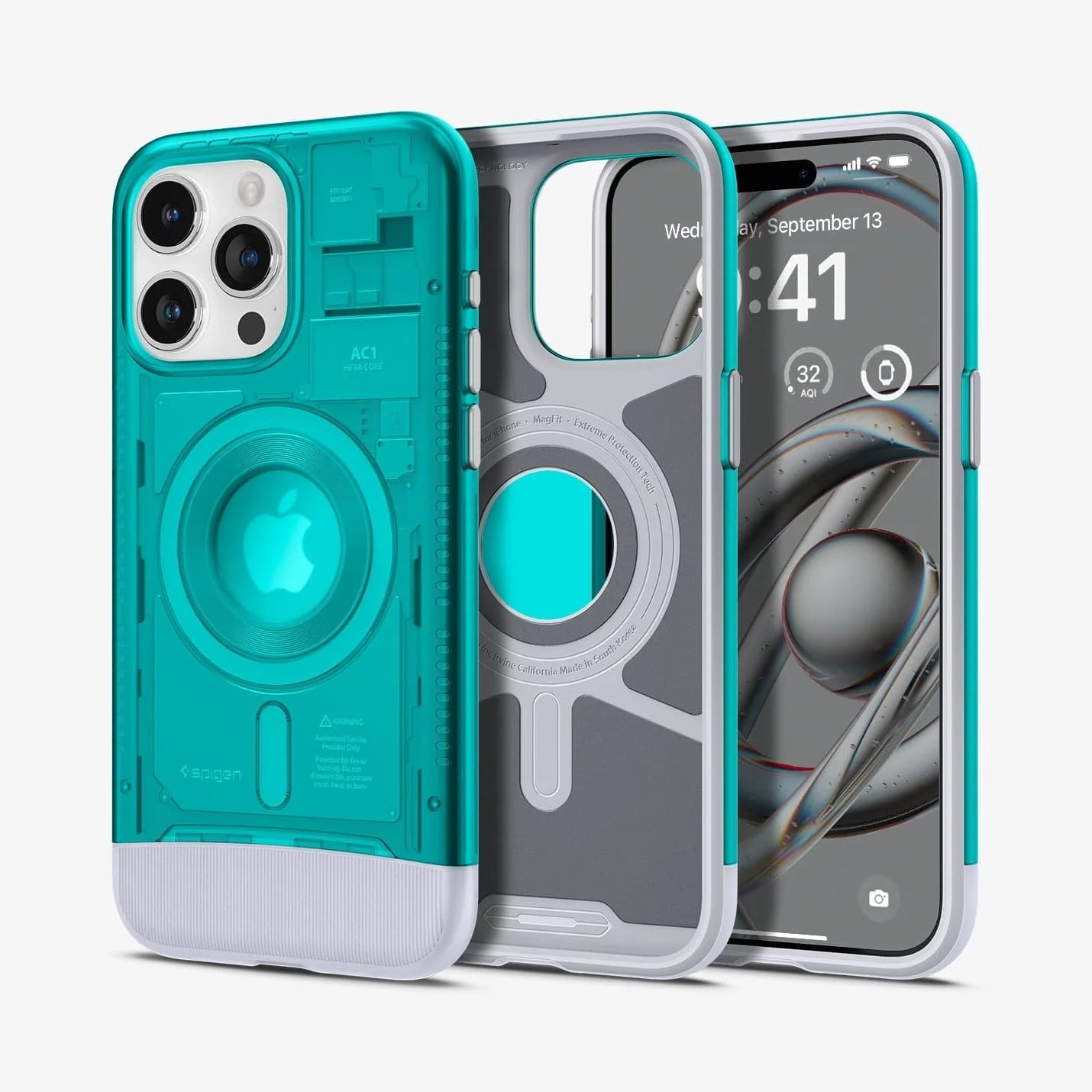 Case Spigen Classic C1 iPhone 15 Pro | Magfit
