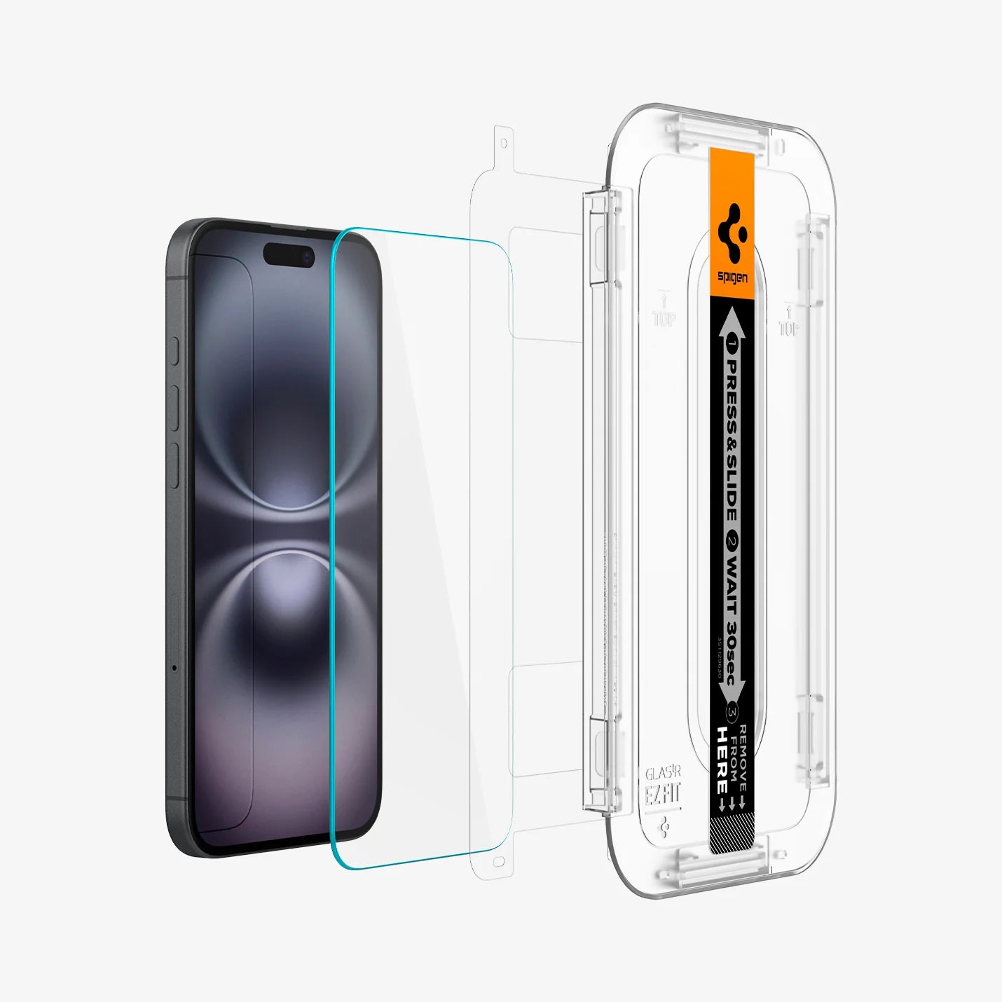 Protector de Pantalla Spigen Vidrio GLAS.tR EZ Fit - iPhone 15 | Sensor Protected