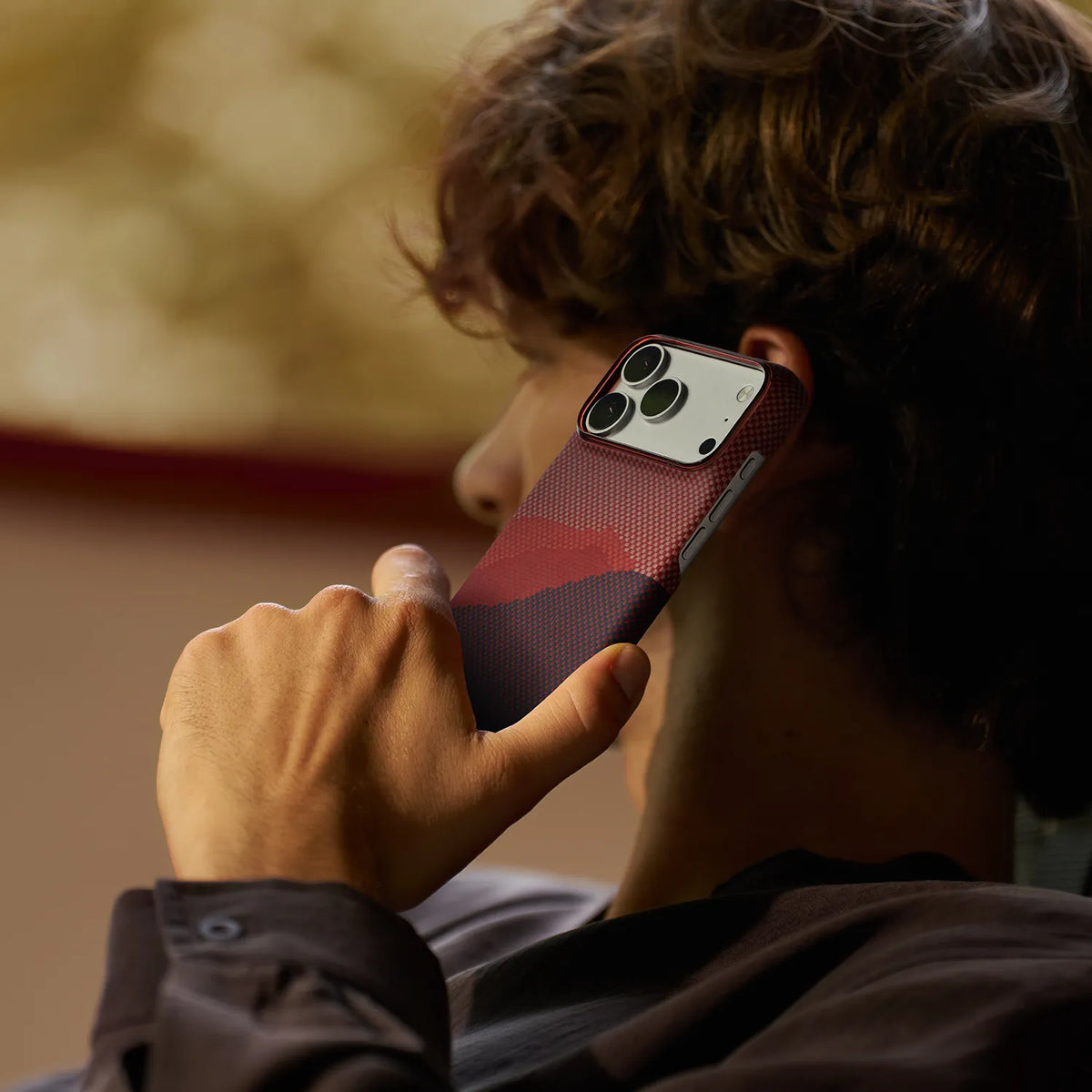 Case PITAKA Aramid Edge - iPhone 18 Pro Max · Over the Horizon 2.0 (PitaTap™)