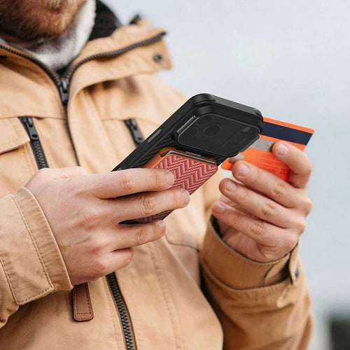 Wallet Stand Nillkin FiberMate Magnetic (Naranja)