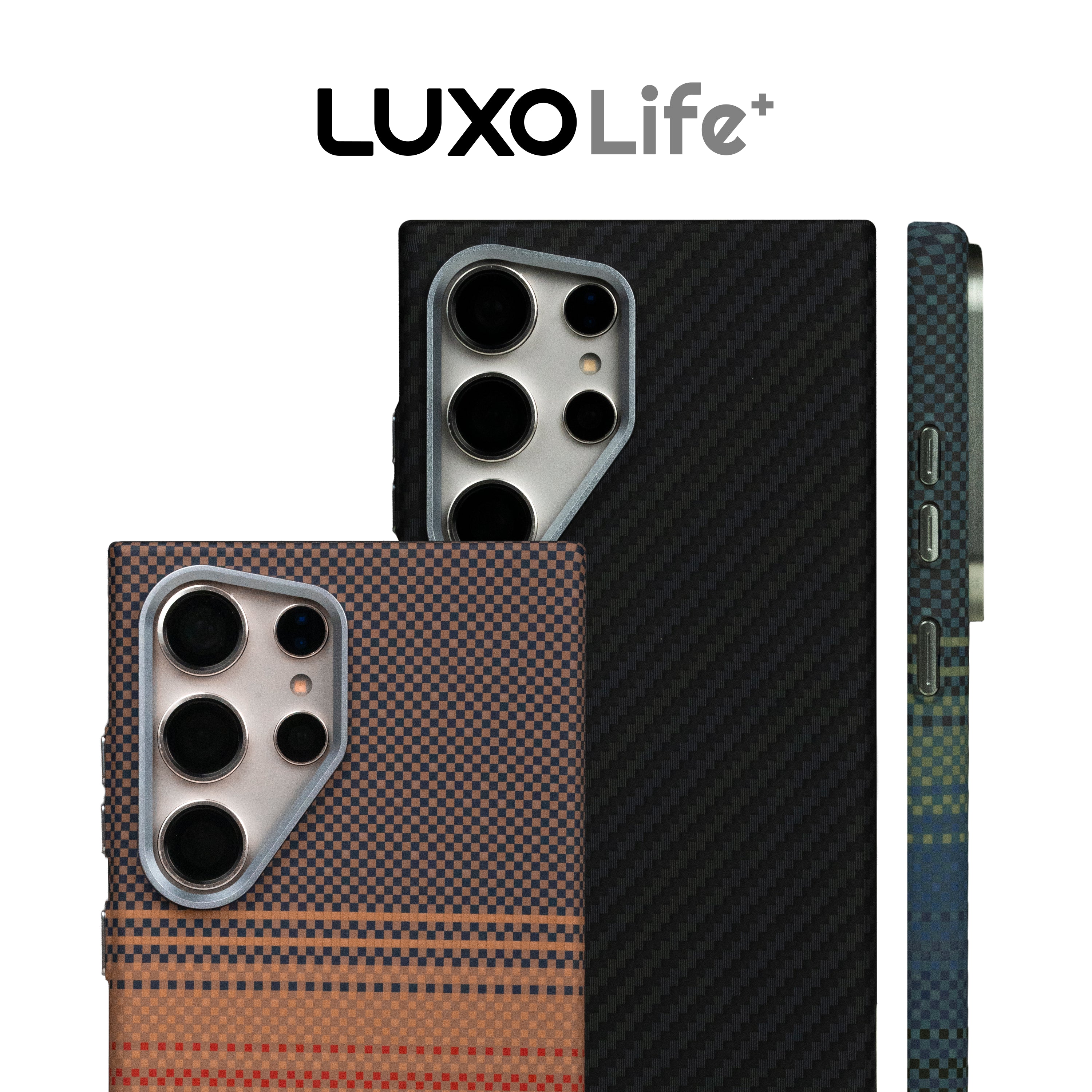 Case Ultra Delgado con Diseño Fibra de Carbono para Galaxy S24 Ultra