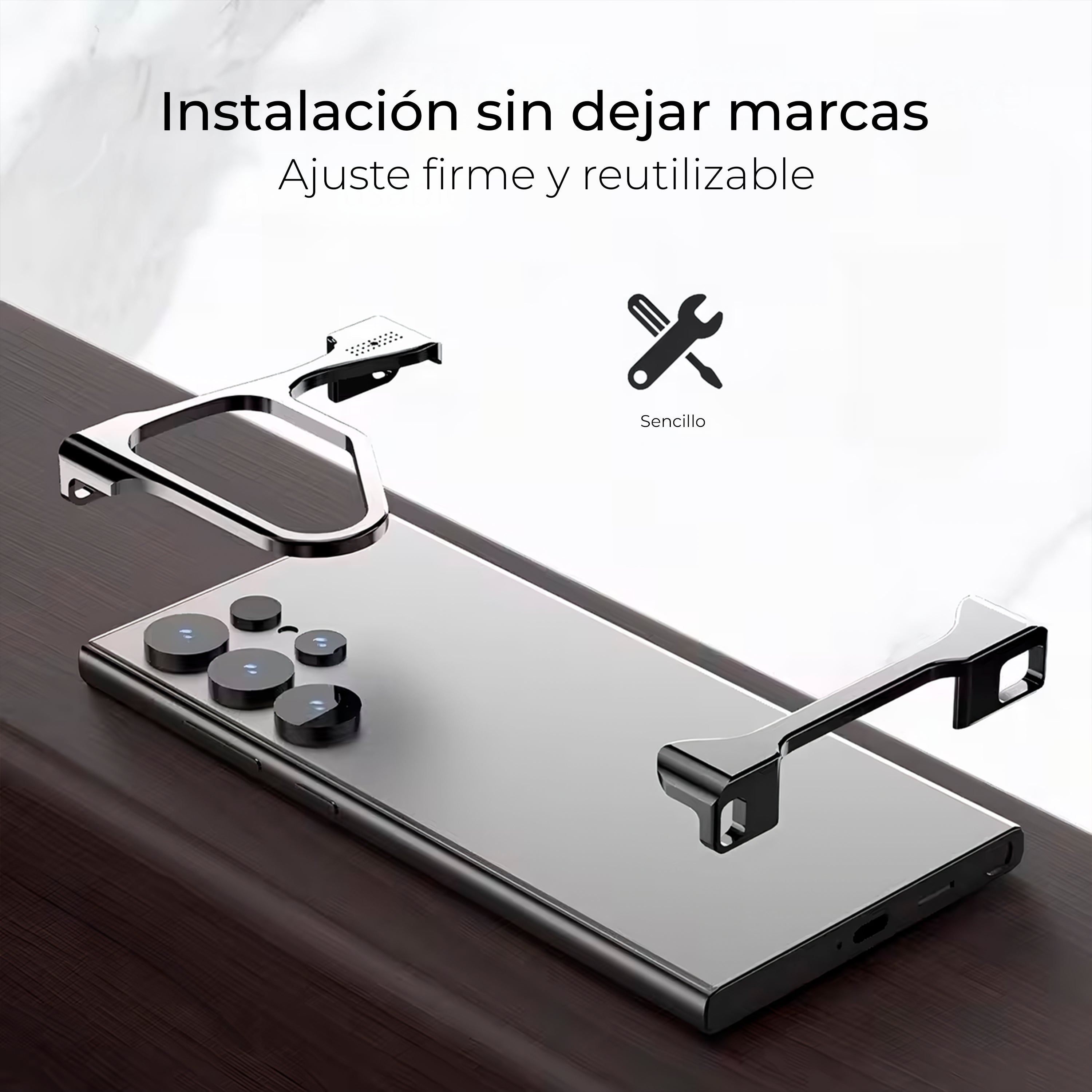 Case Ultra Metal Air Shock 5.0 + RingZ Stand - Galaxy S24 Ultra