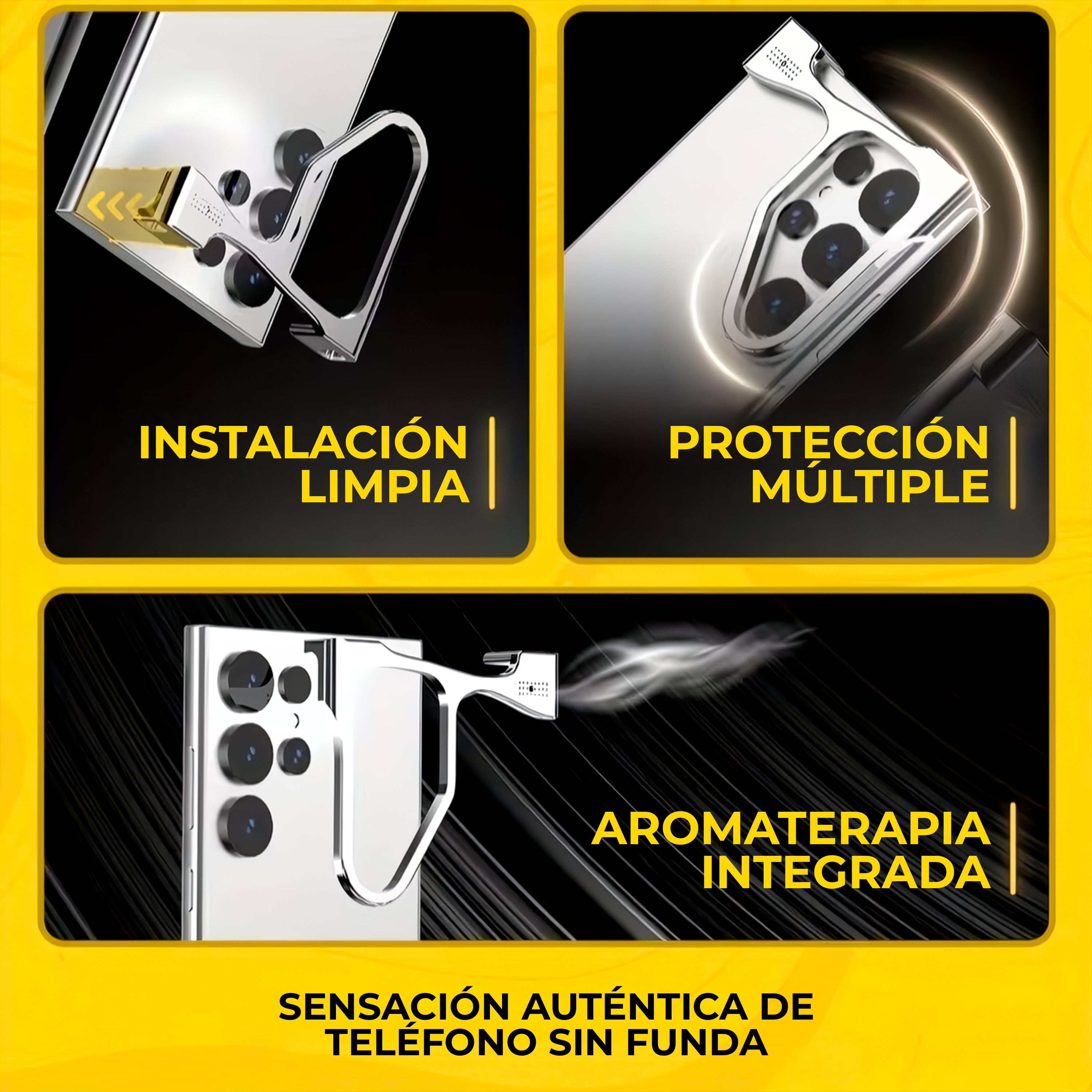 Case Ultra Metal Air Shock 5.0 + RingZ Stand - Galaxy S25 Ultra