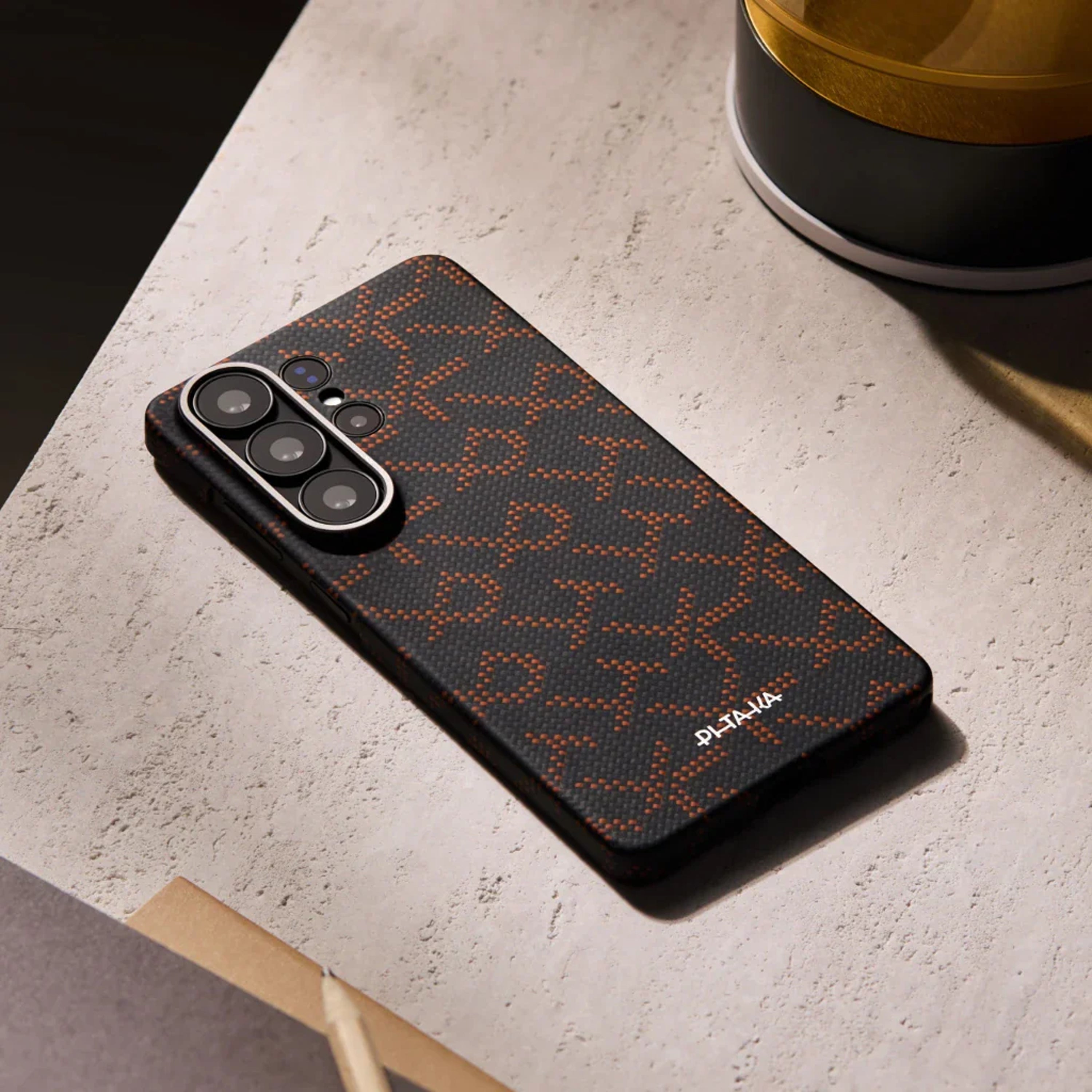 Case Pitaka Edge NFC Monogram - Galaxy S26 Ultra (Aaron Button) (MagSafe)