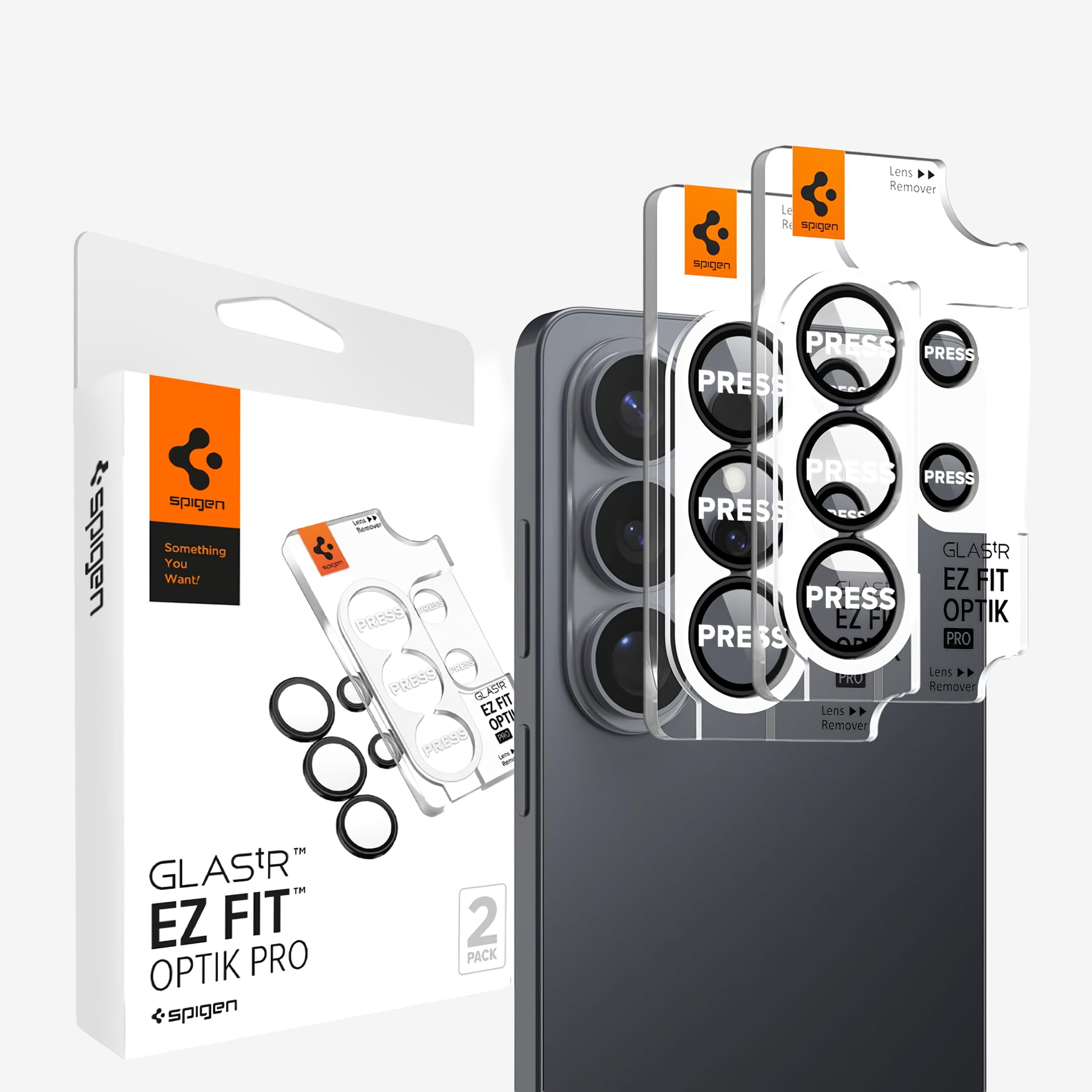 Protector de Cámara Spigen Optik Pro EZ Fit (2 UND.) - Galaxy S26 Ultra