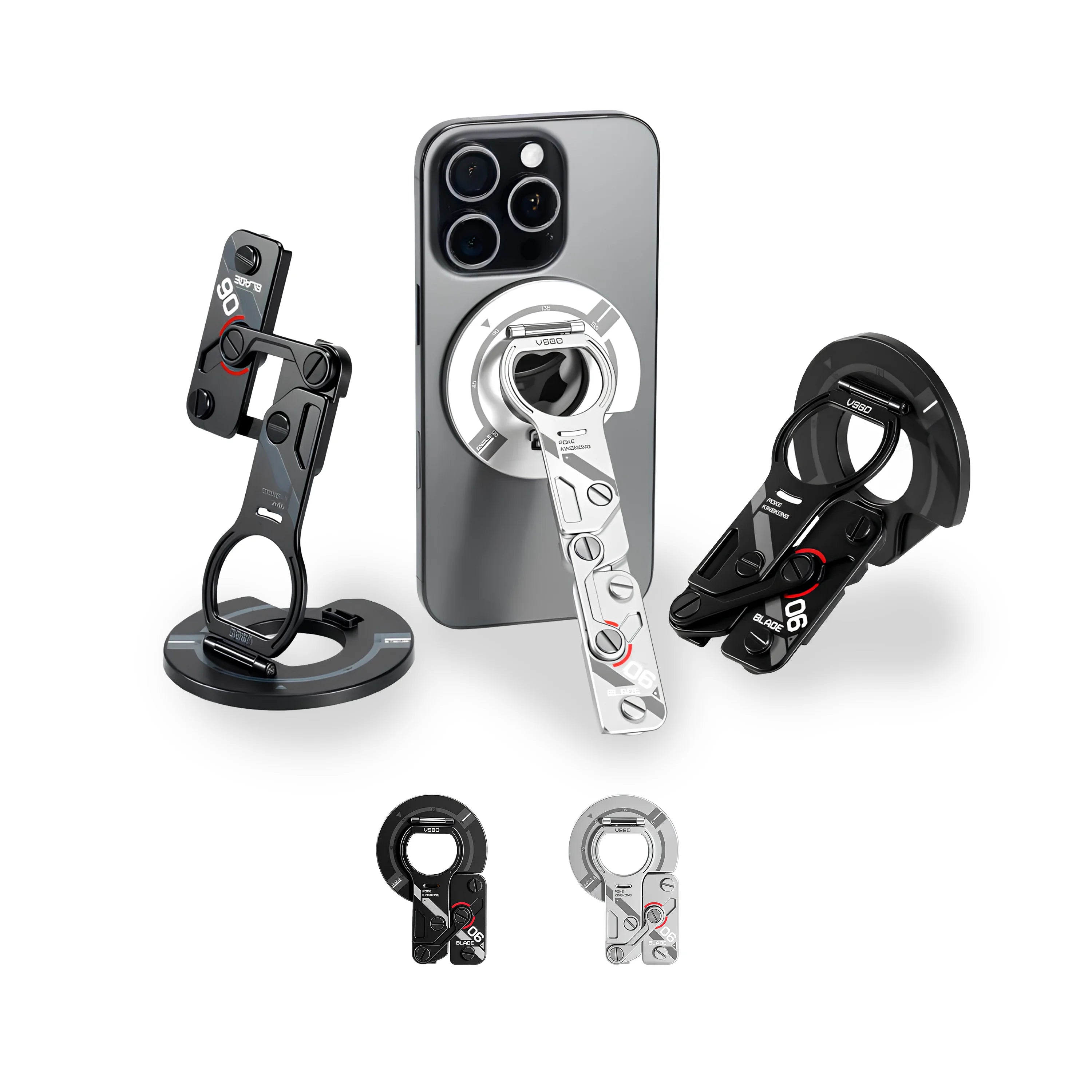 Grip Magnético 360° VSGO - Soporte Parante MagSafe Multiusos