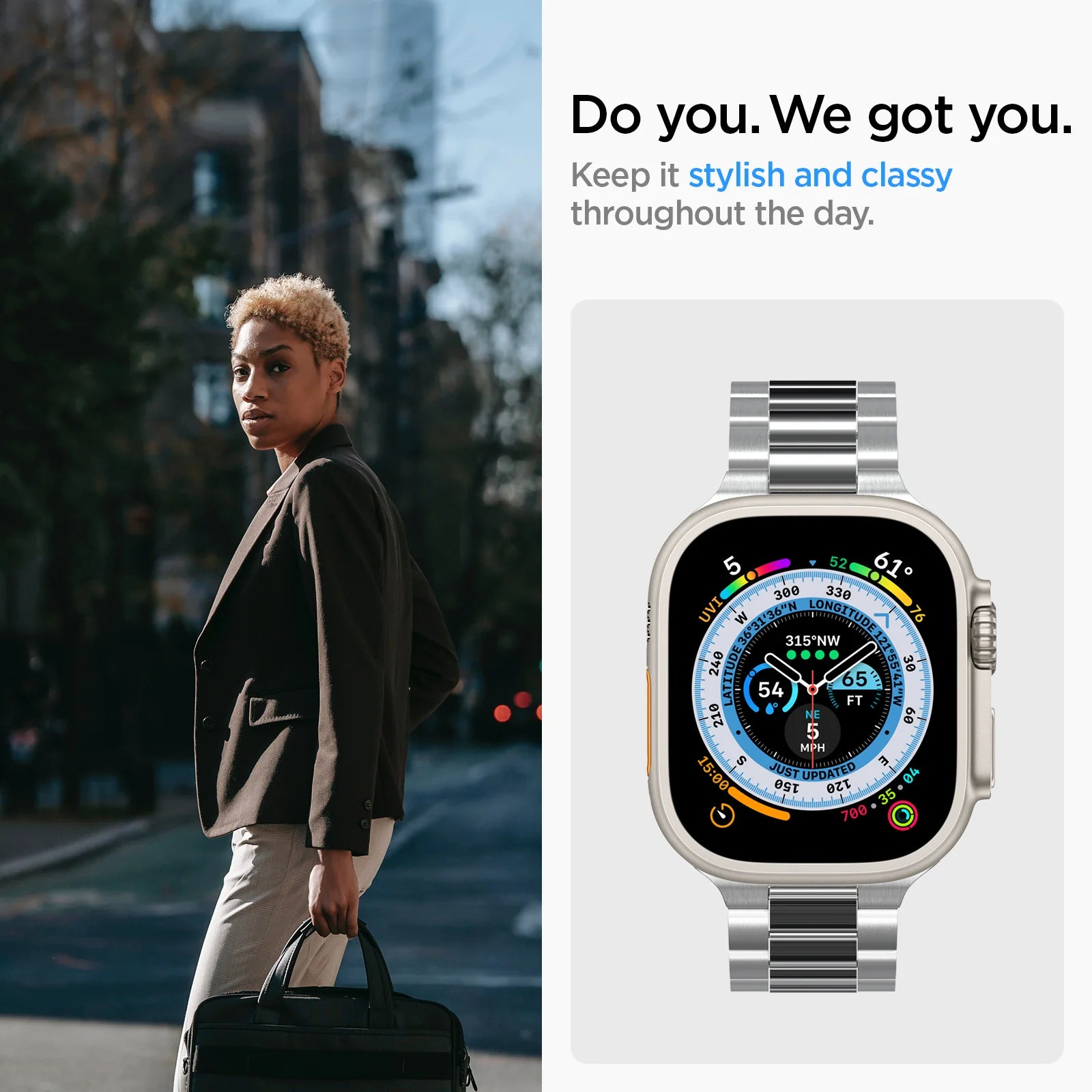 Correa Spigen Modern Fit 316L Apple Watch 49/46/45/44mm