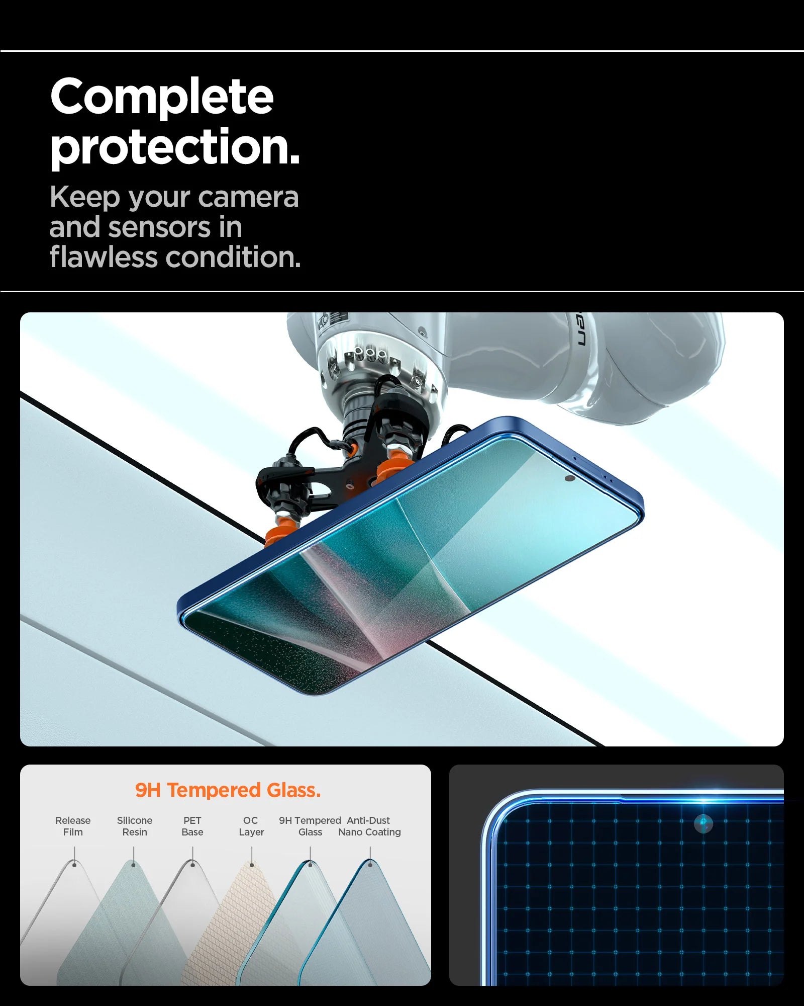 Protector de Pantalla Spigen GLAS.tR EZ Fit Pro Galaxy S25 Edge ( 2pack)