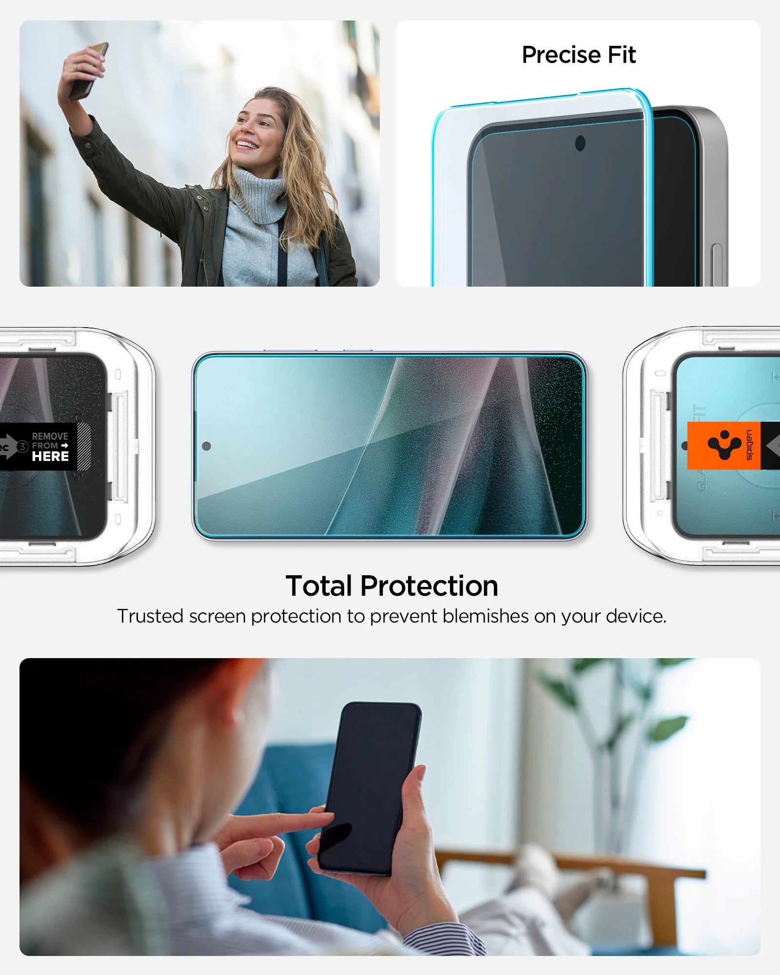 Protector de Pantalla Spigen GLAS.tR EZ Fit Pro Galaxy S25 Edge ( 2pack)