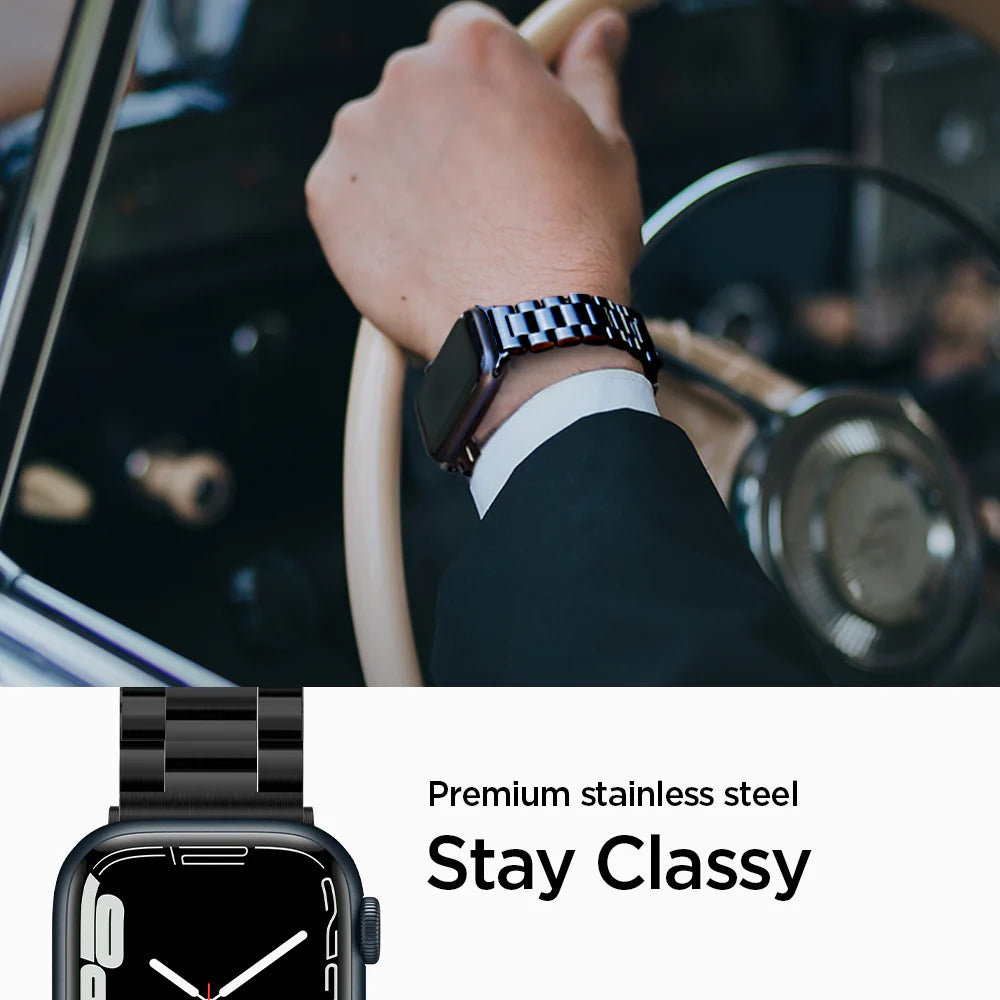 Correa Spigen Modern Fit Acero Apple Watch (49mm / 46mm / 45mm / 44mm)