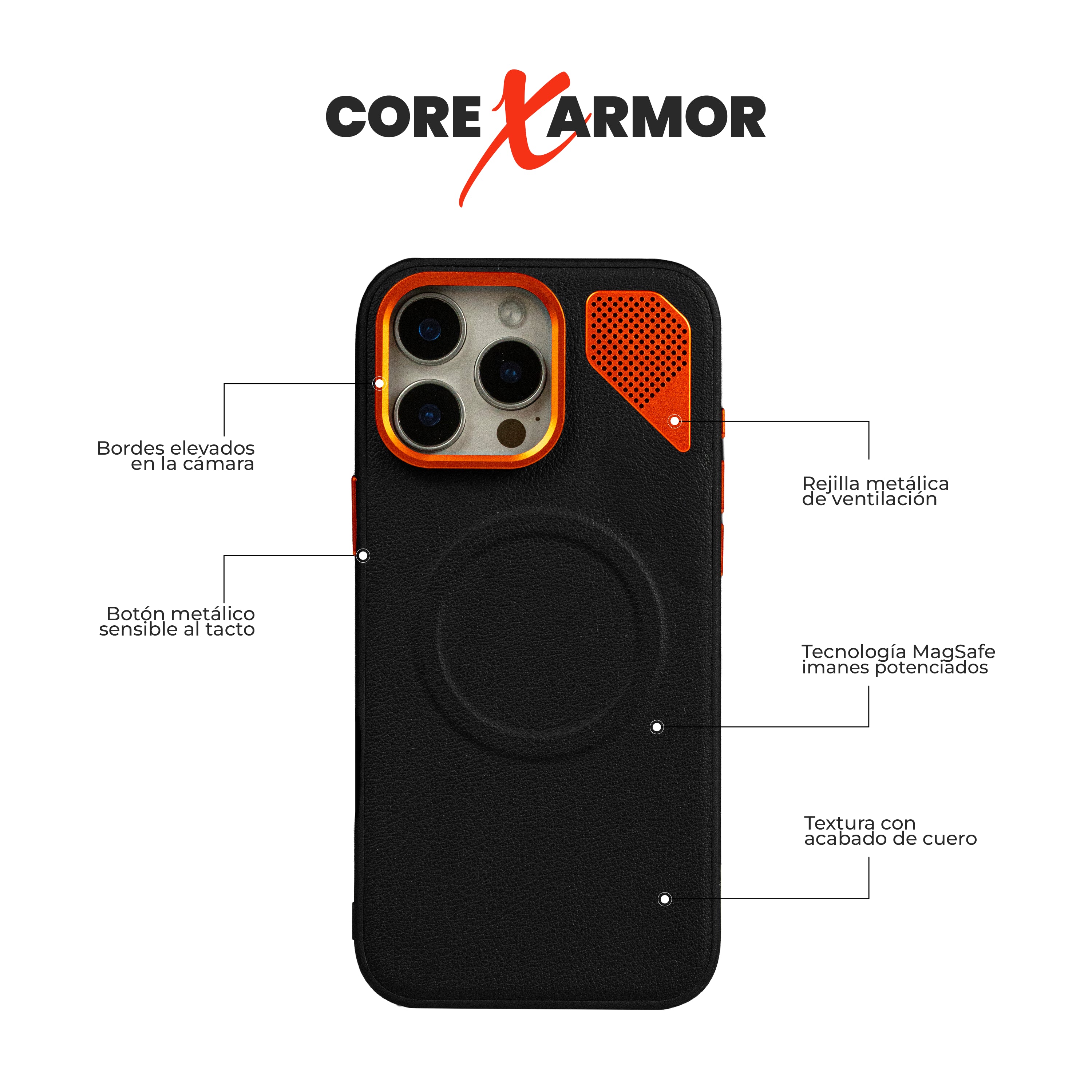 Case Core X Armor - iPhone 15 Pro (MagSafe)