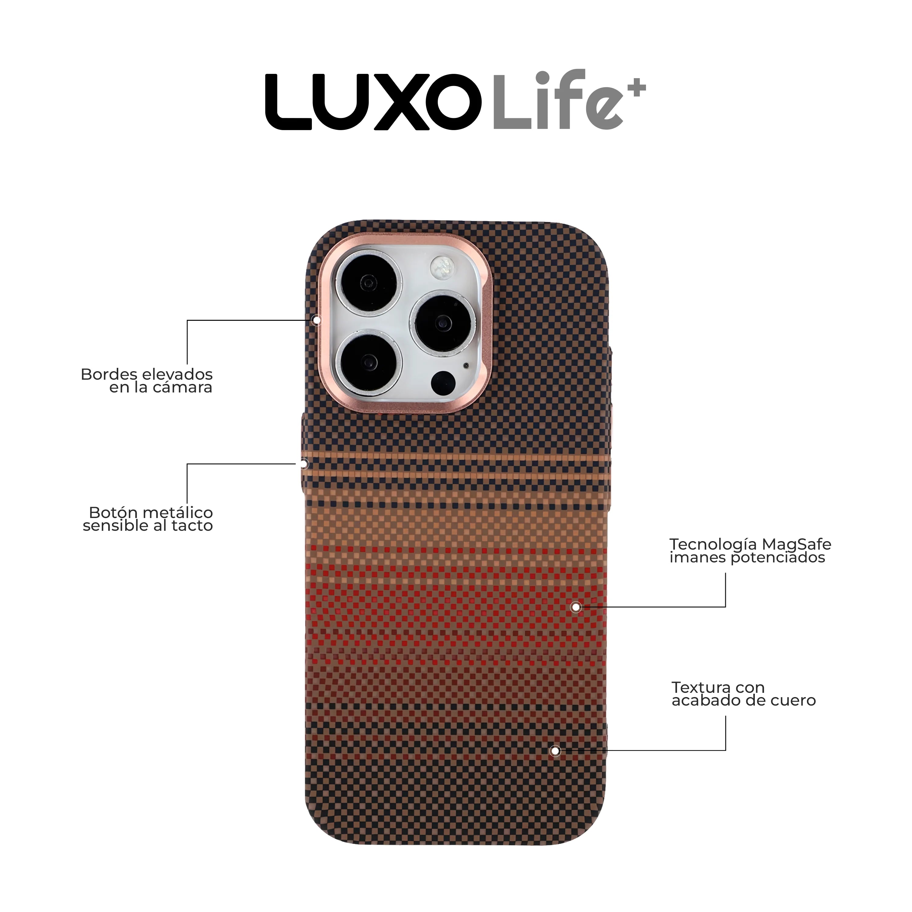 Case Luxo Life - iPhone 15 Pro Max (MagSafe)