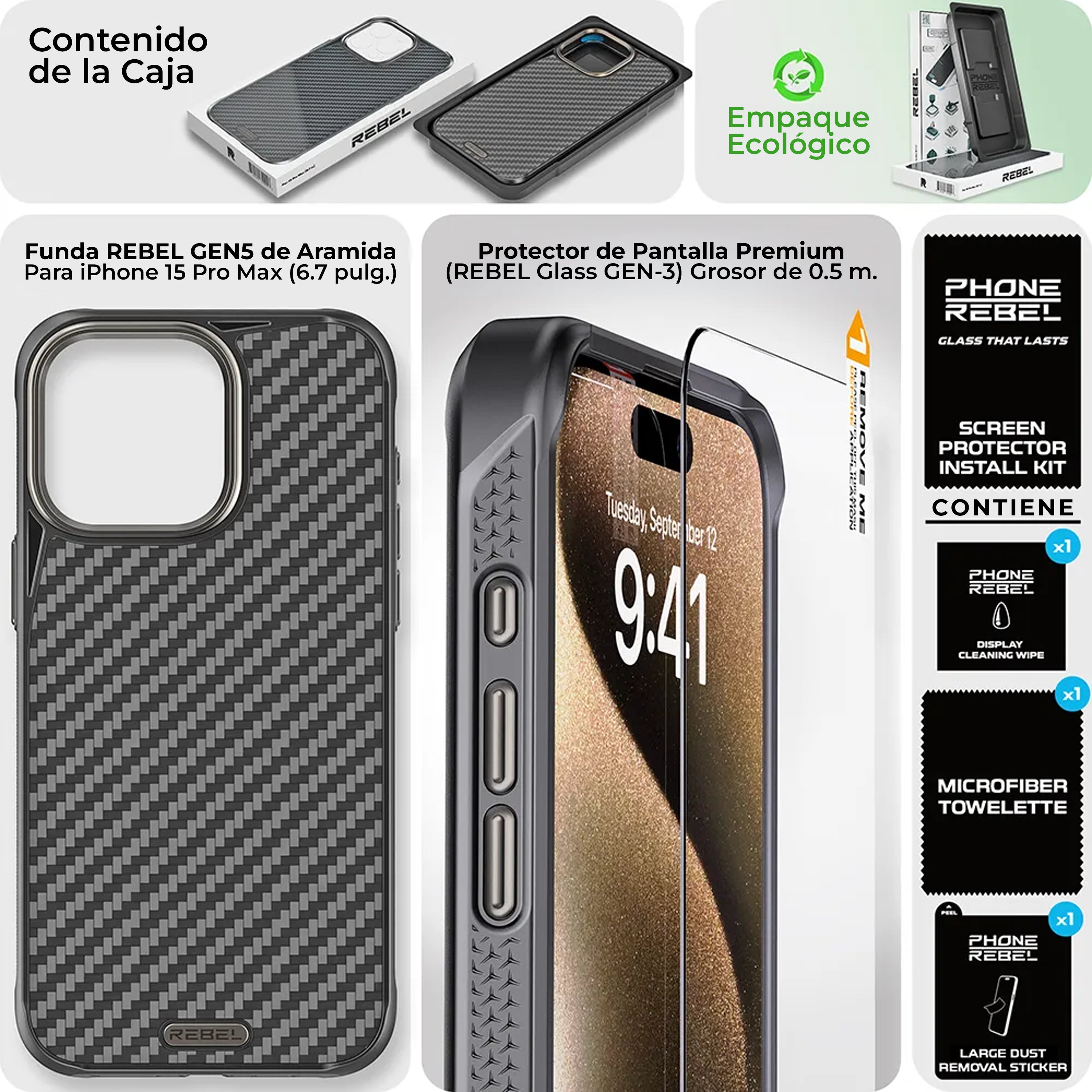 Case Rebel Gen5 - iPhone 15 Pro Max