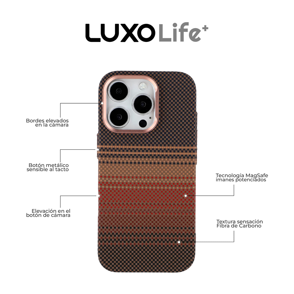 Case Luxo Life - iPhone 16 Pro (MagSafe)