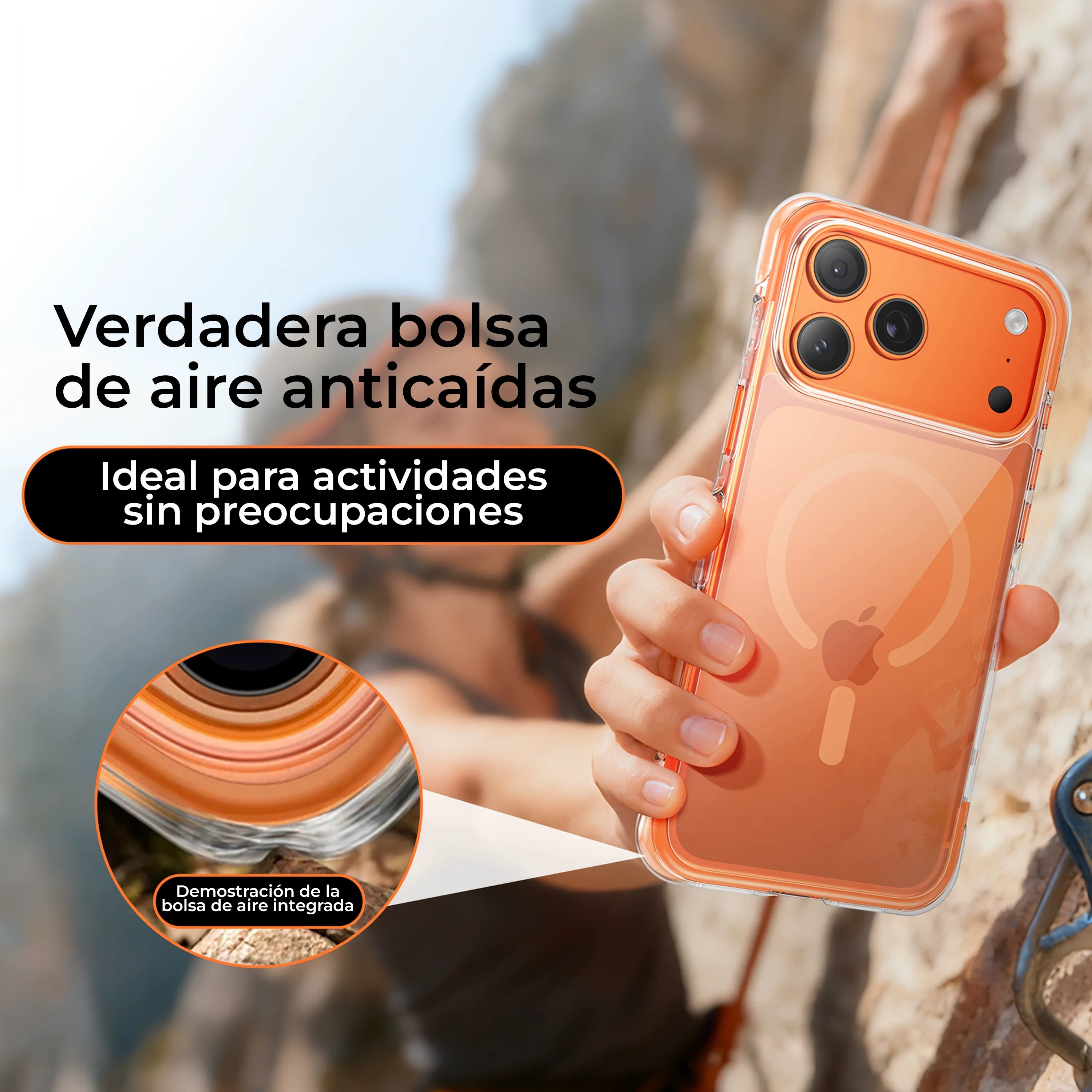 Case AirShock Gloss - iPhone 17 (MagSafe)