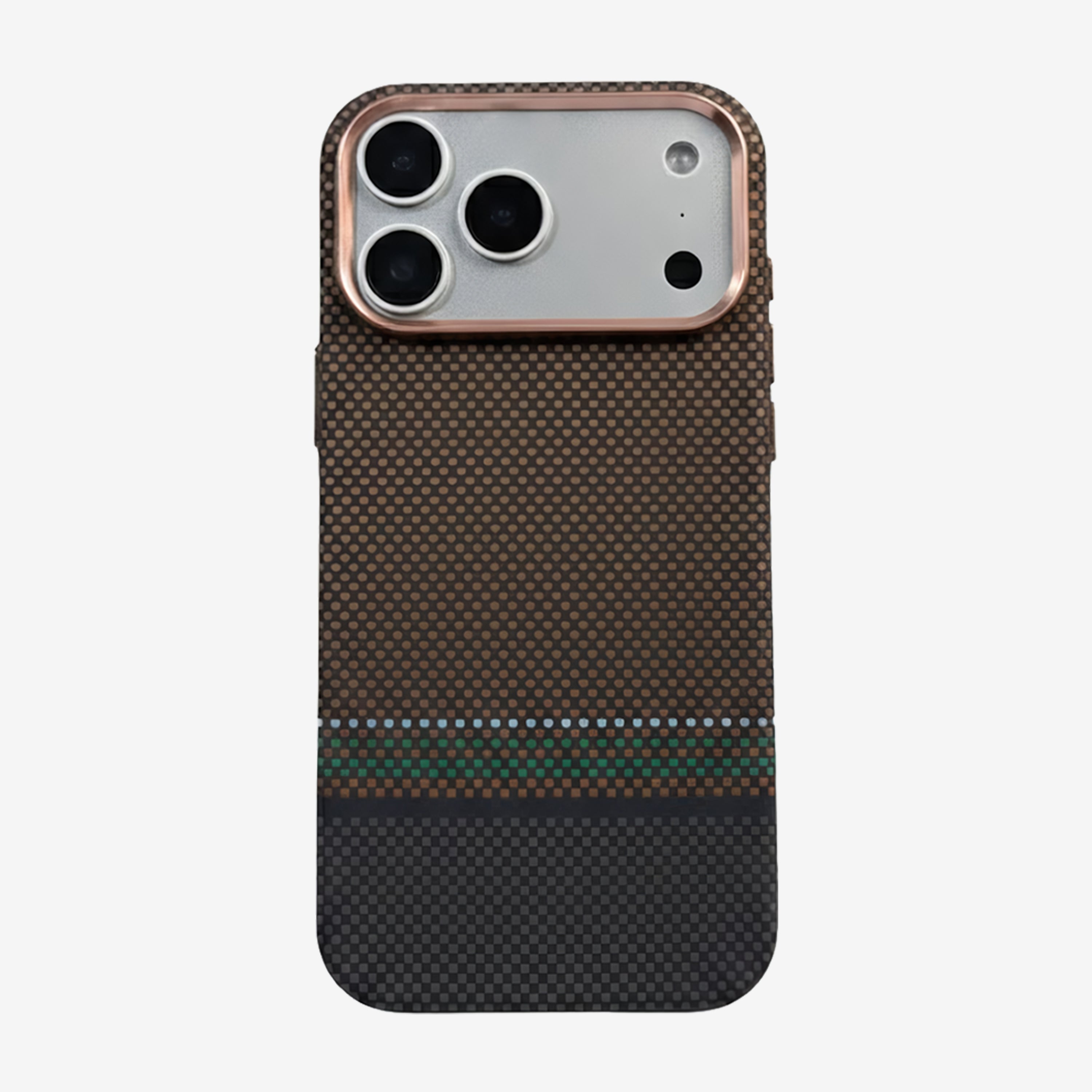 (DISEÑO 3) Case Ultra Delgado con Diseño Fibra de Carbono para iPhone 17 Pro