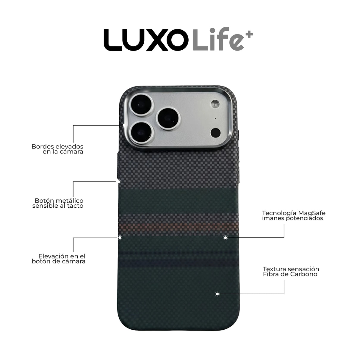 Case Luxo Aurora - iPhone 17 Pro (MagSafe)