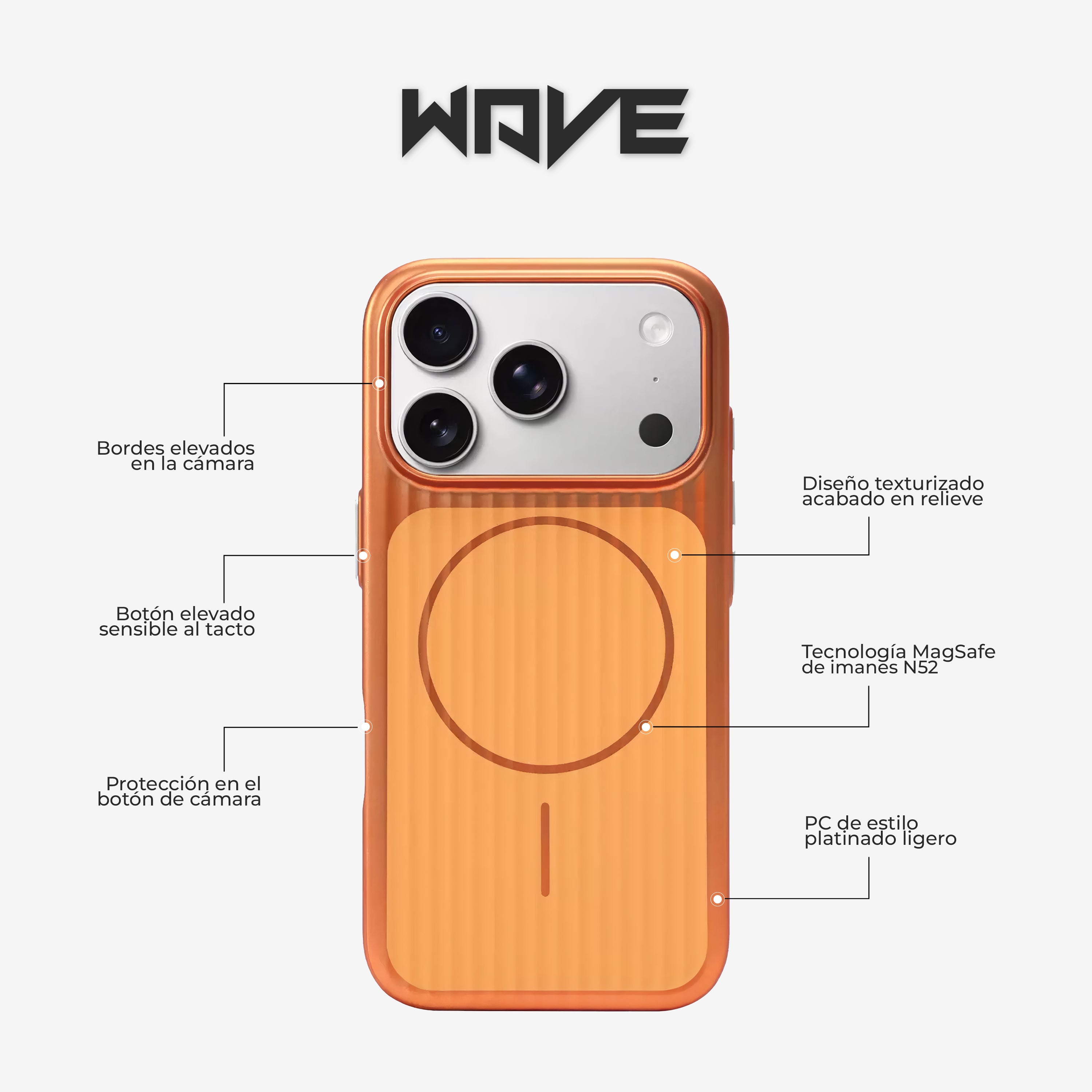 Case Wave - iPhone 17 Pro Max (Magsafe)