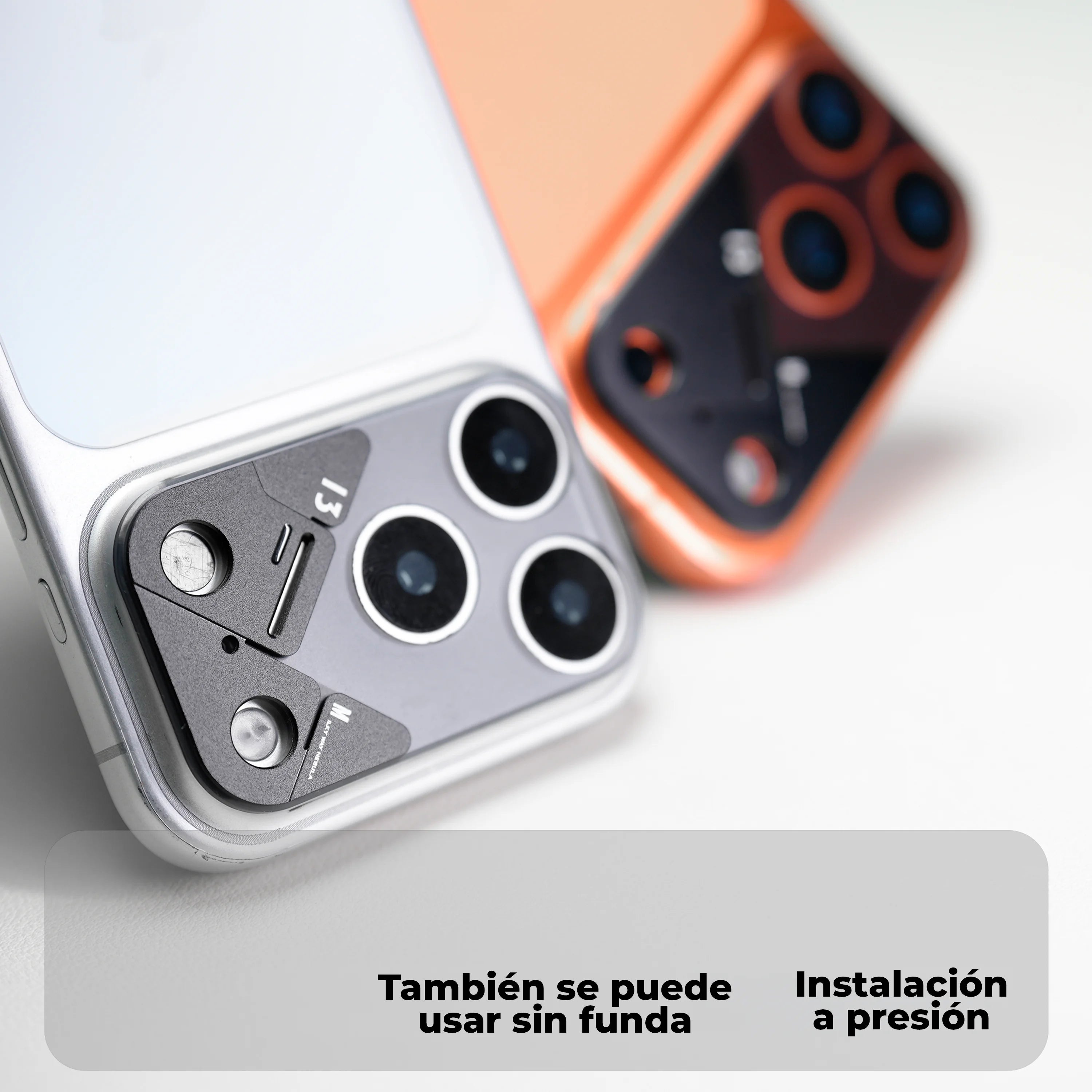 Protector de Cámara OKSP Blanco Mate - iPhone 17 Pro