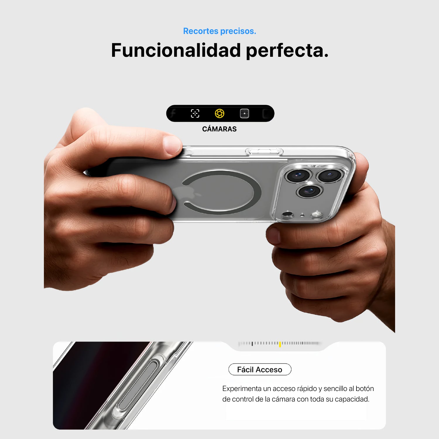 Case Spigen Crystal Hybrid iPhone 17 Pro (MagSafe)