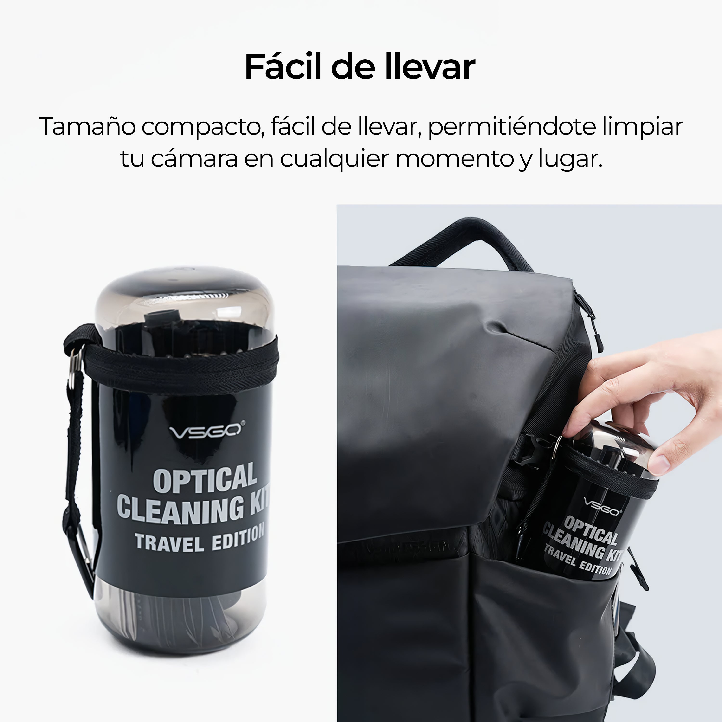 Kit de Limpieza Fotográfica VSGO 19 en 1 - Mantenimiento de Cámara