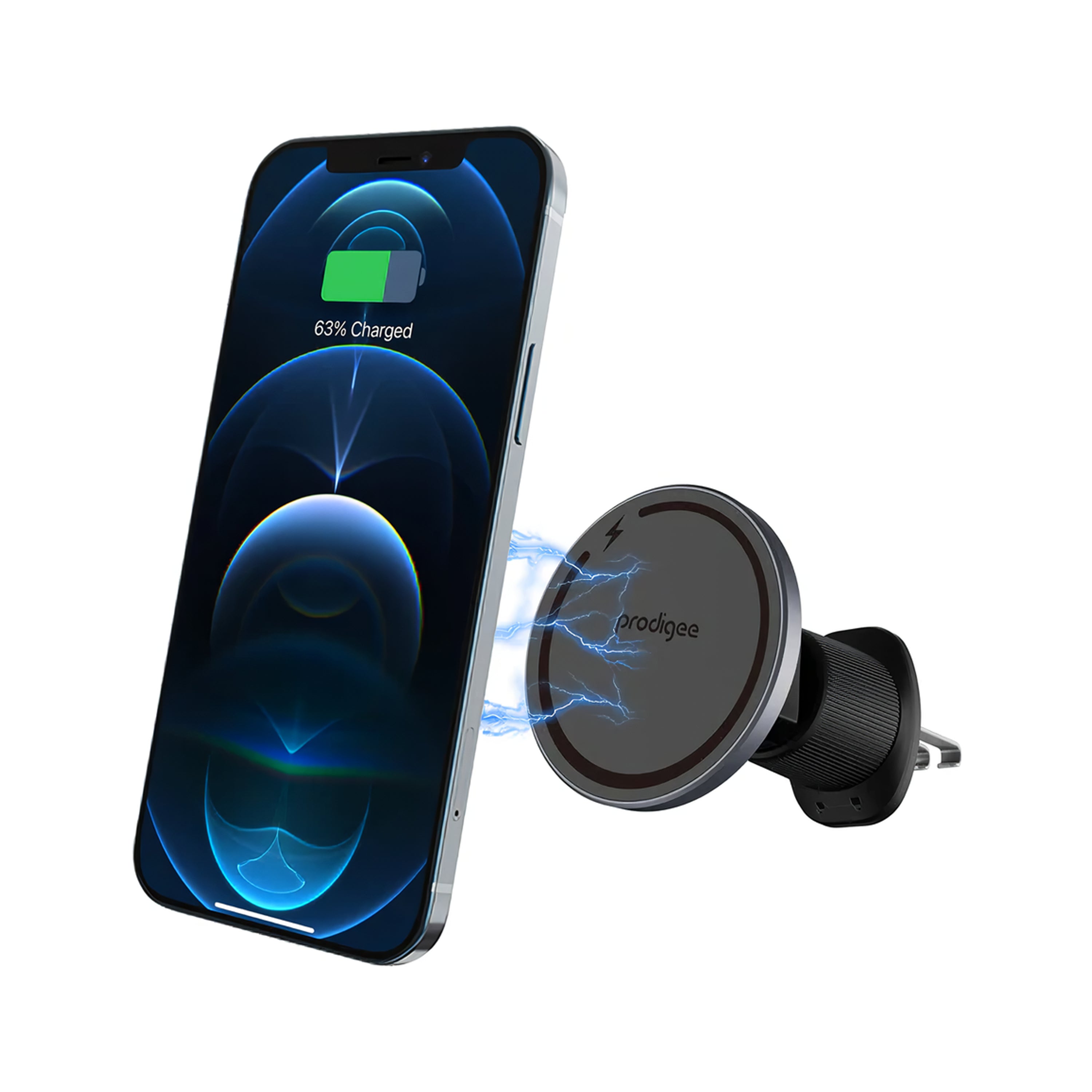 Cargador Inalámbrico 15W Magneteek Car Mount