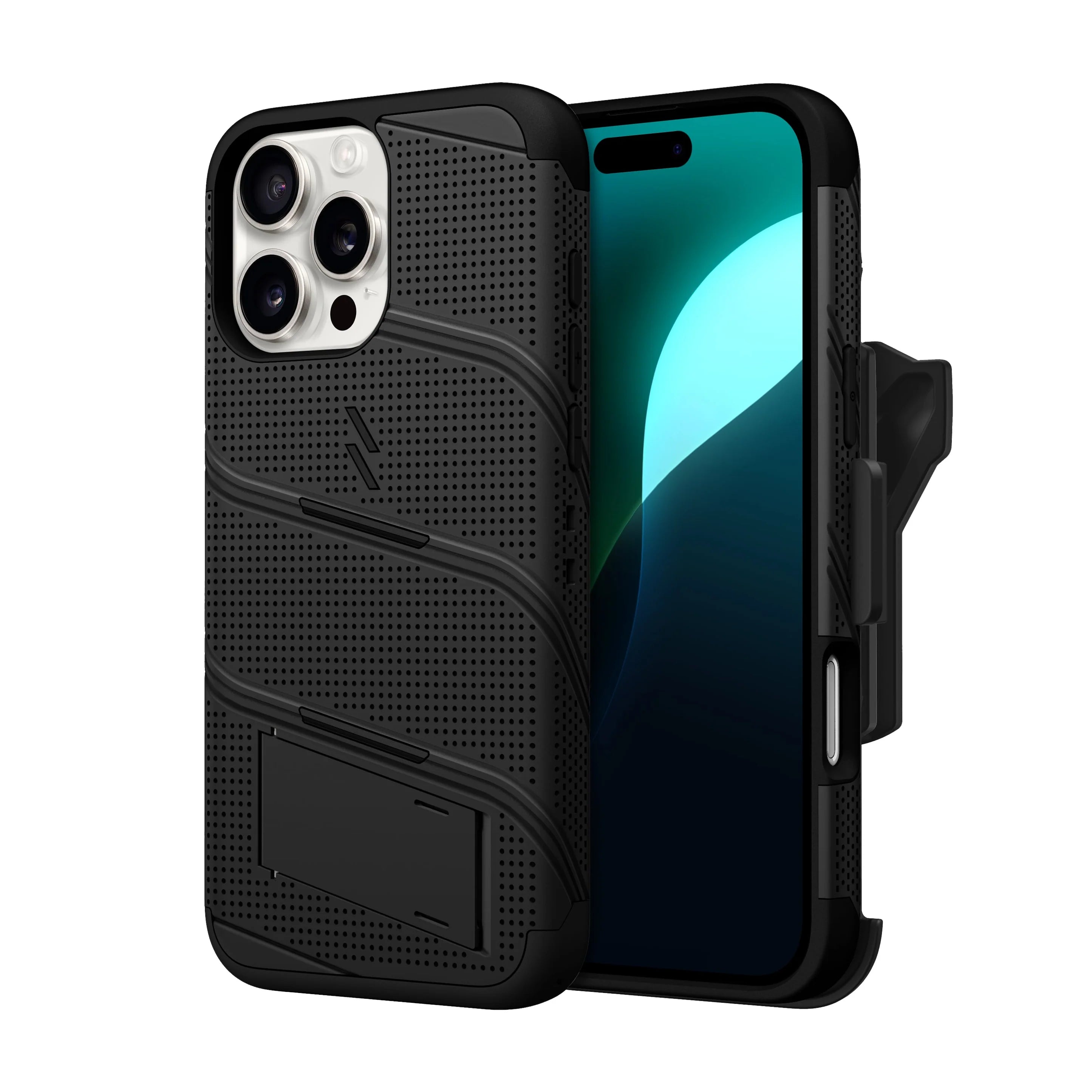 Case Zizo Bolt + Vidrio Templado 9H  iPhone 16 Pro Max