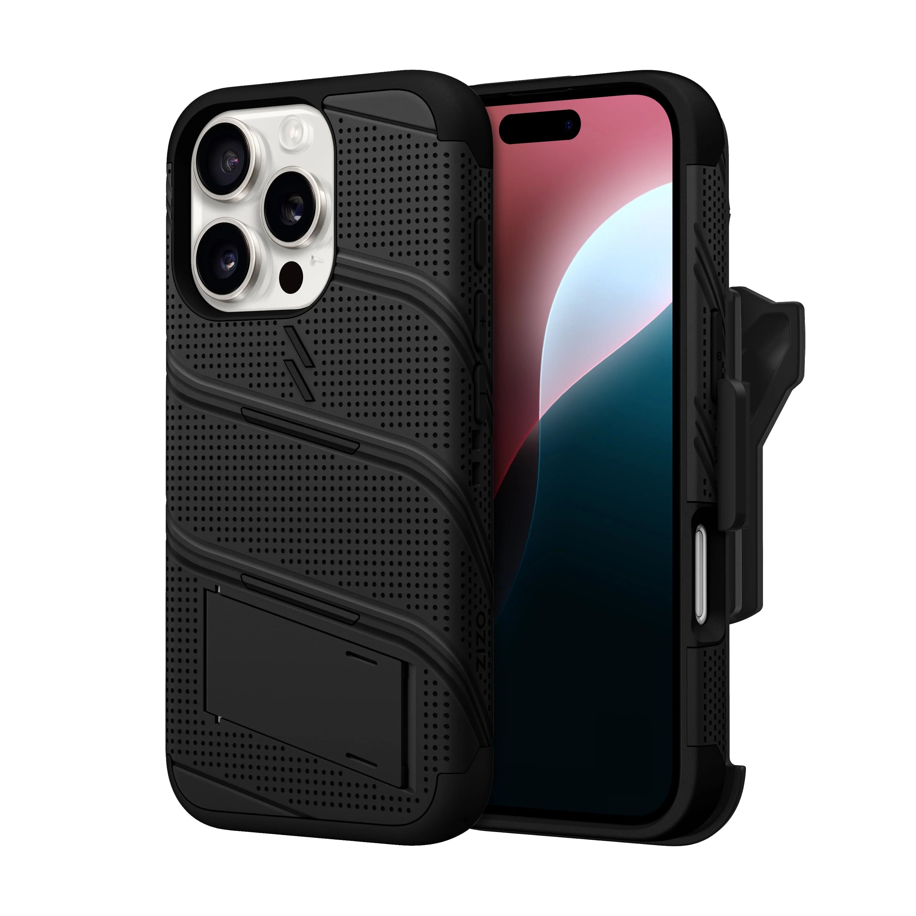 Case Zizo Bolt + Vidrio Templado 9H iPhone 16 Pro